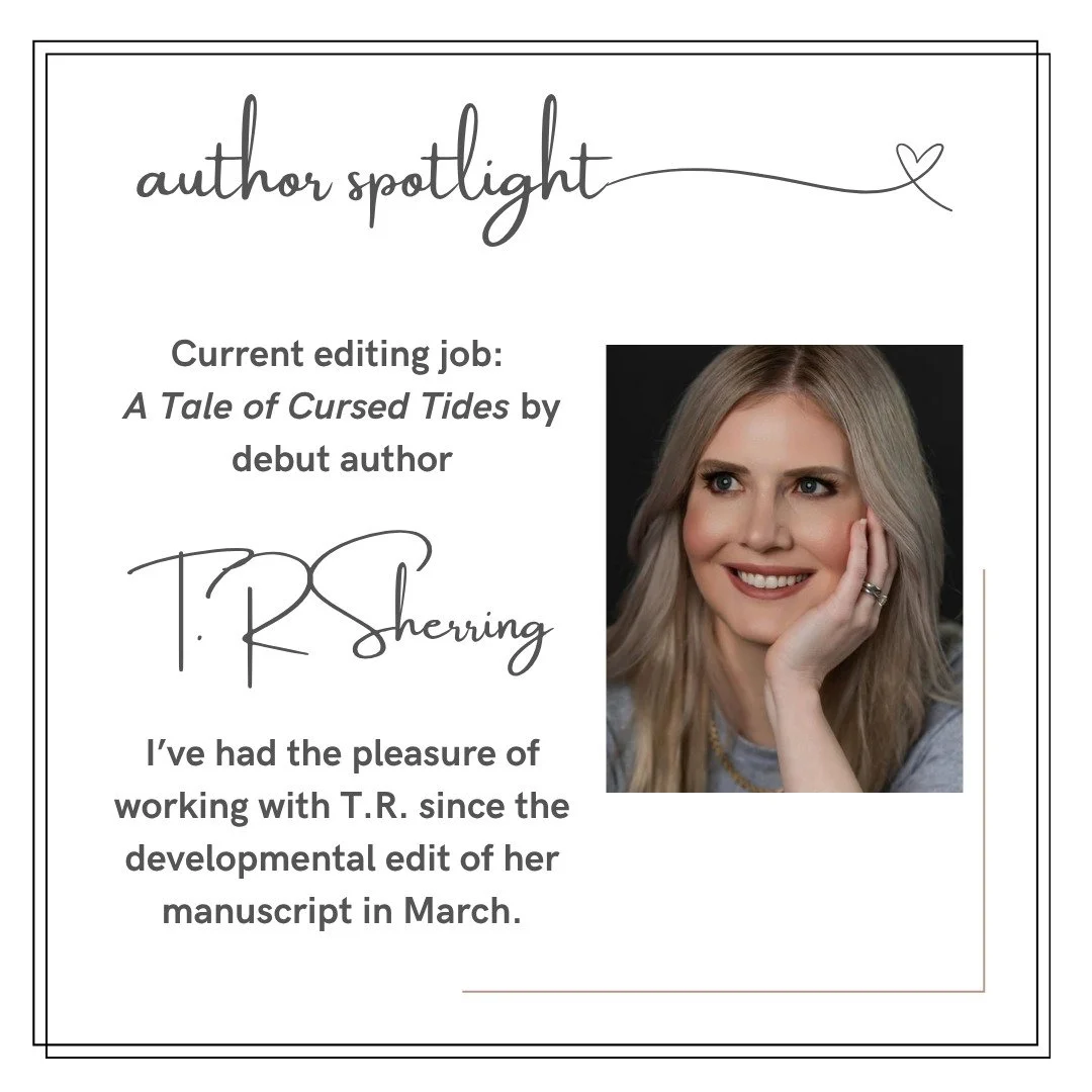 I've been waiting to do an author spotlight until T.R. announced her release - yes! March 2026! 
I've read every iteration of this manuscript, from the developmental edit, to copy and line, to the proofread (which I'm working on at the moment). 
T.R.