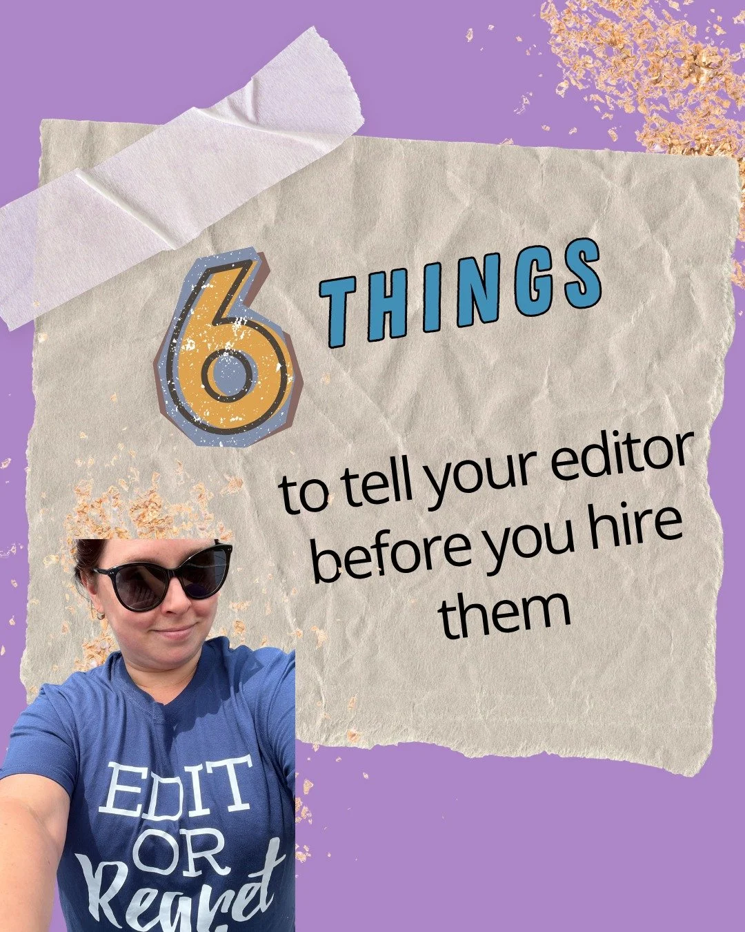 The more info you give an editor up front, the fewer emails you'll have to send back and forth and the faster they'll be able to get to your manuscript.

Here are six things to communicate right up front. 
And don't forget to get a sample edit from a