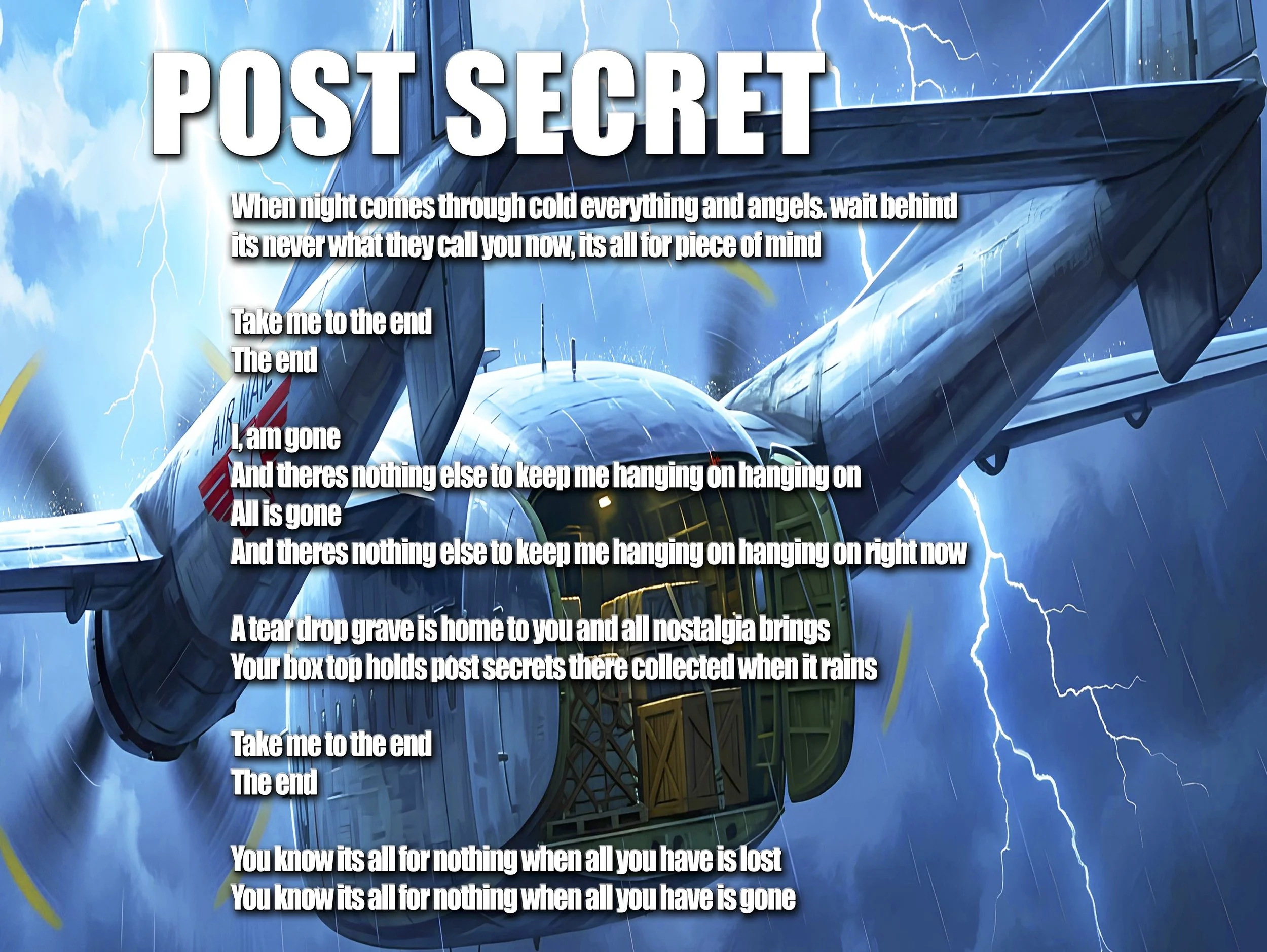 Post Secret Booklet Page 3
