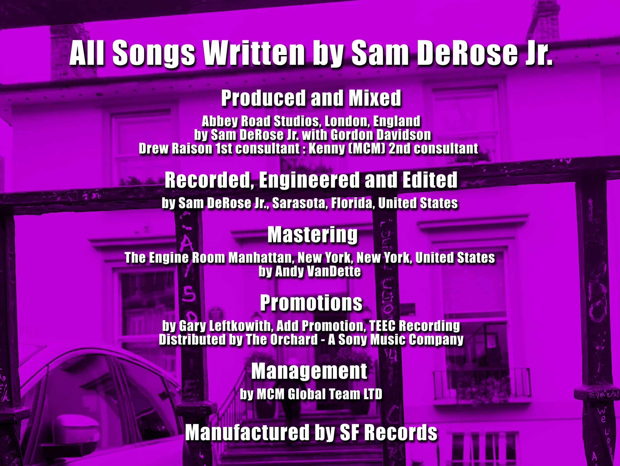 The Abbey Road Sessions 
Booklet Page 2