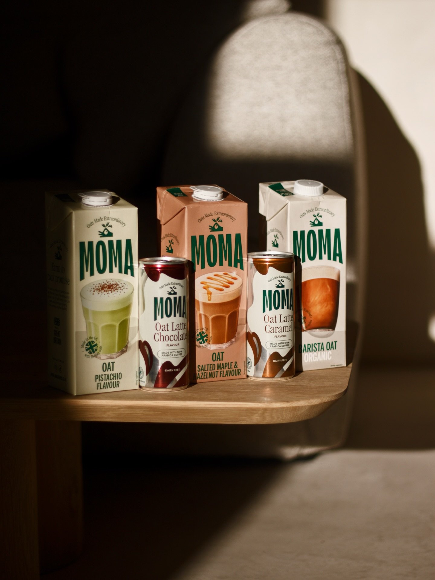 We are super excited to announce our new partnership with Moma oat milk to bring a new level of goodness to your Sculpt experience! 

Every cup of our bespoke blend and infamous matcha is now crafted with creamy, plant-based nourishment made from Bri