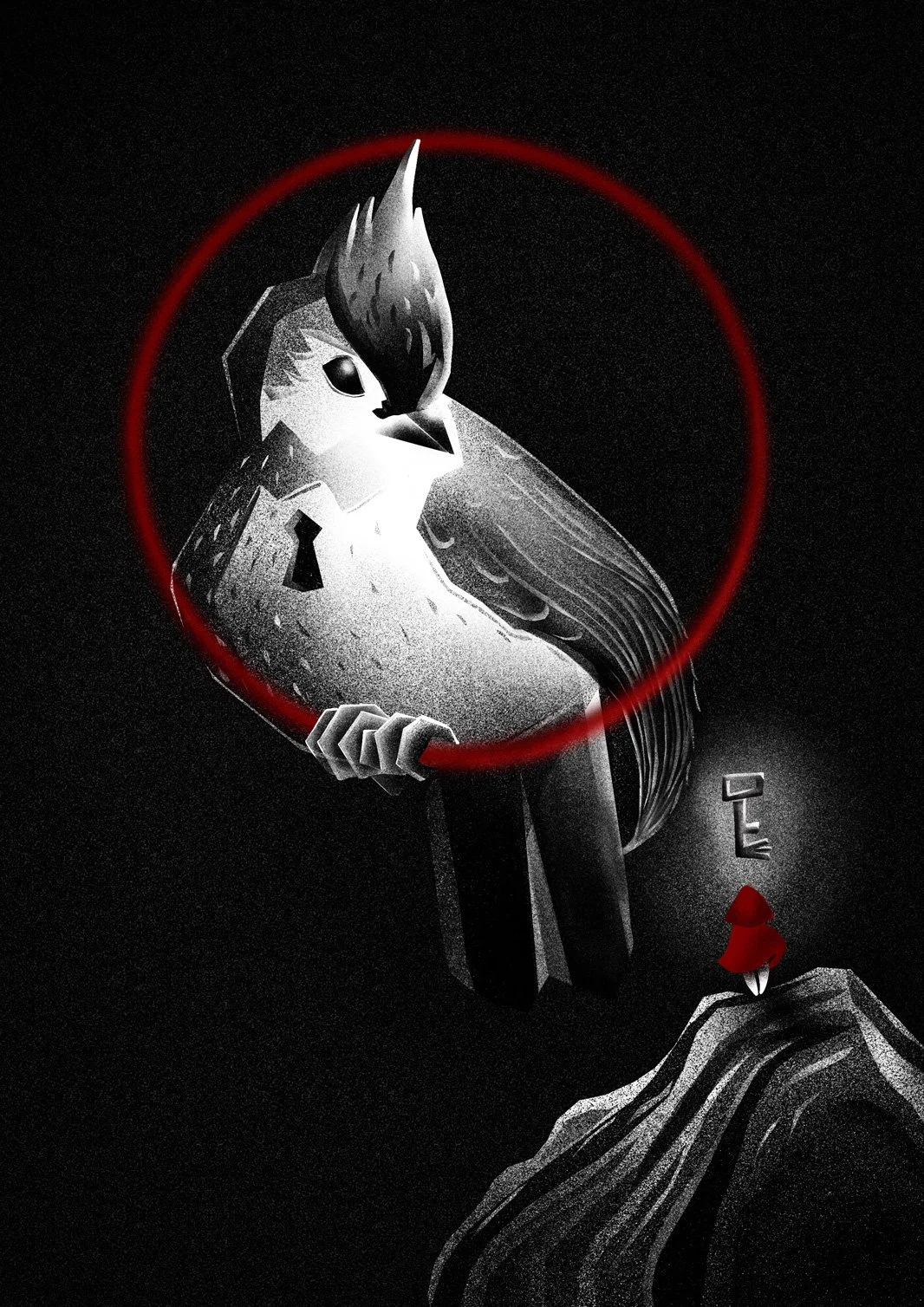 The Key. Digital art, A4 size