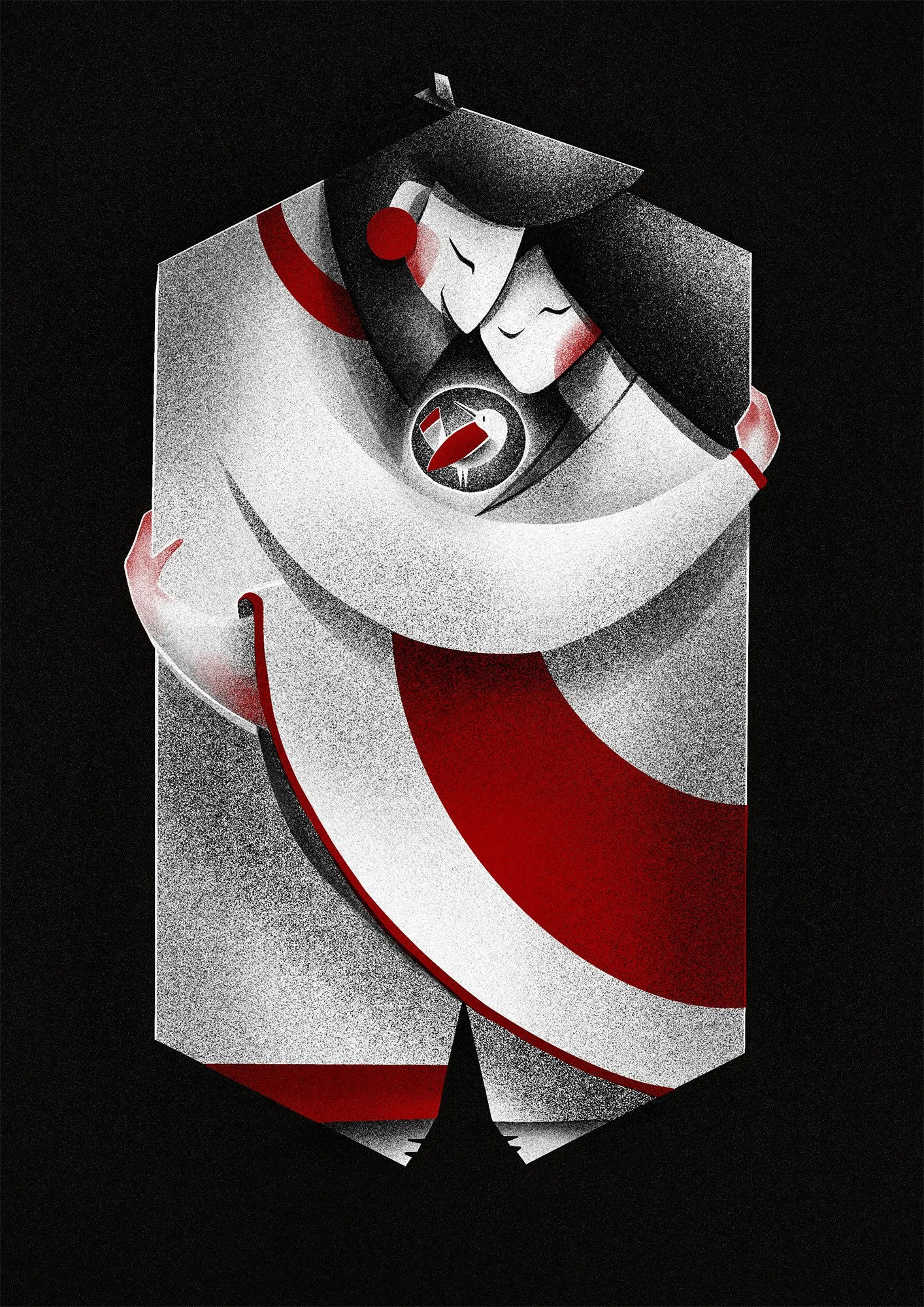 The Hug. Digital art, A4 size