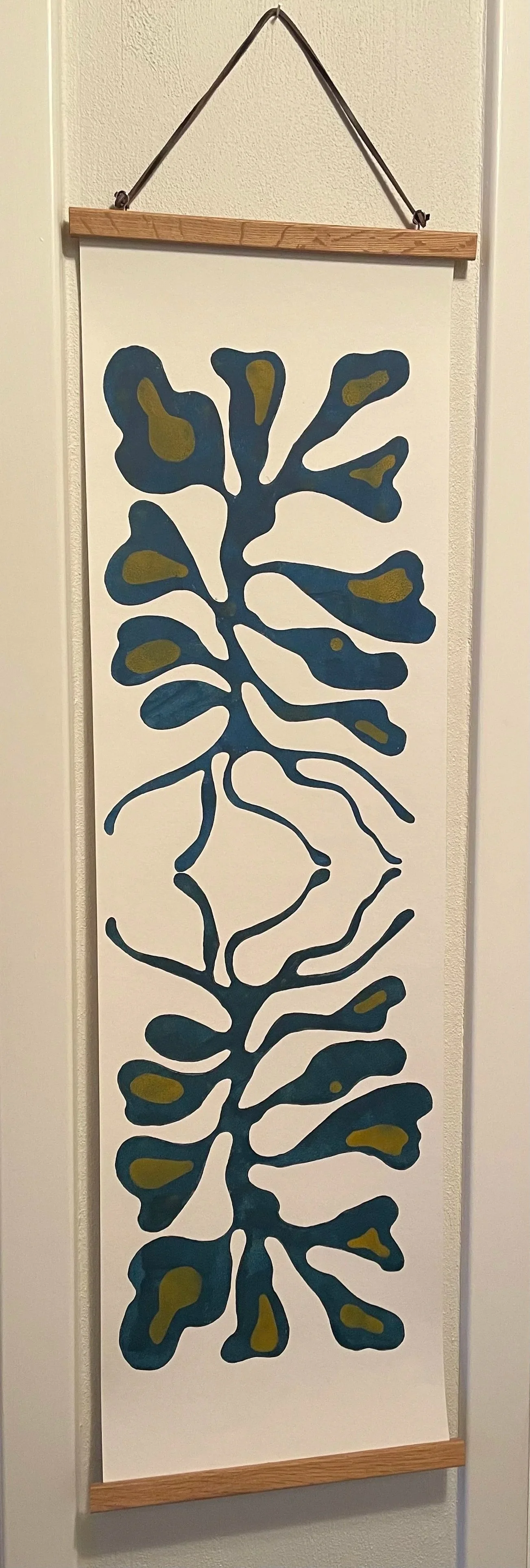 100x30 cm papirbane, egetræsophæng, 
kr. 1.600