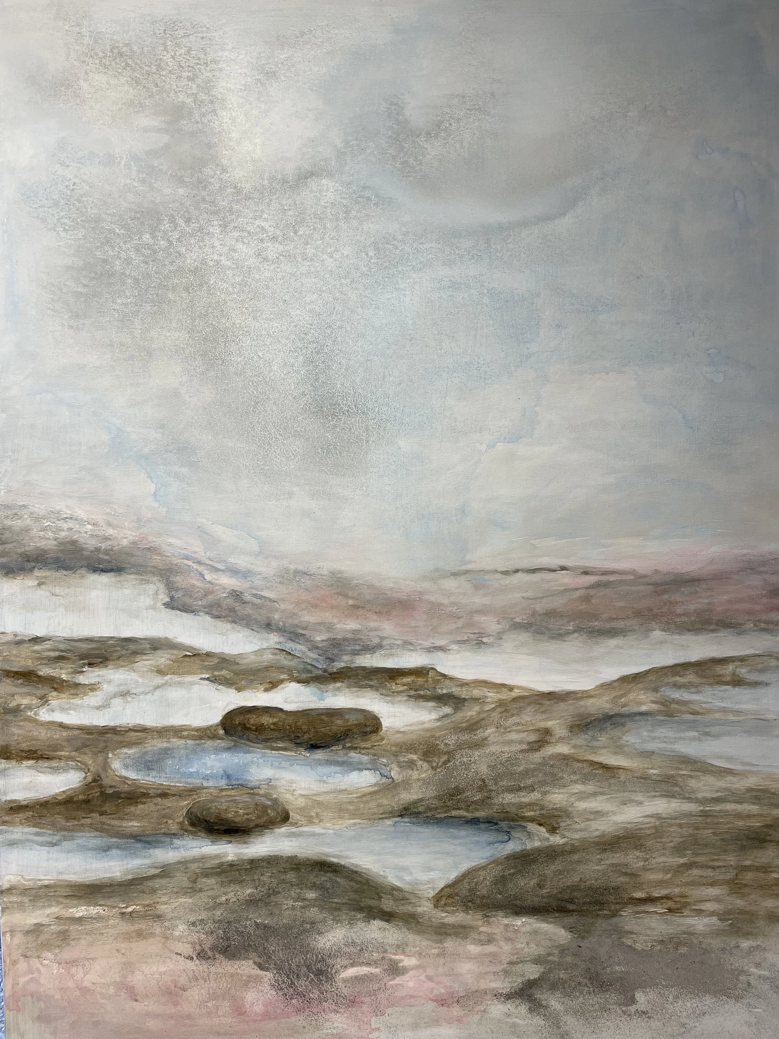 Inspiration fra Island, mål 
110x80, kr. 5.500
