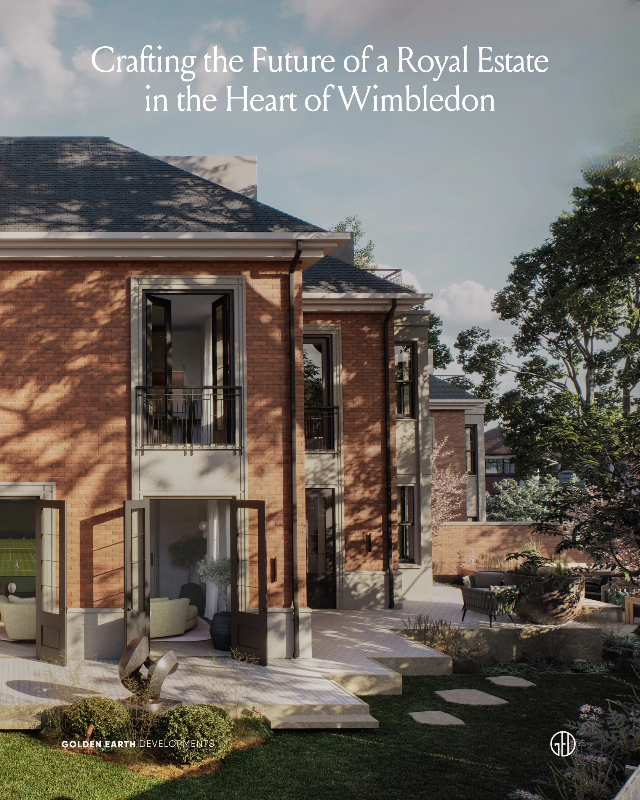 Beyond the Wimbledon Walled Villas sits a site of rare significance, a piece of land hidden behind its original walls since 1899, once part of the historic Royal Homes estate at Queen Alexandra&rsquo;s Court in Wimbledon.

The architecture and materi