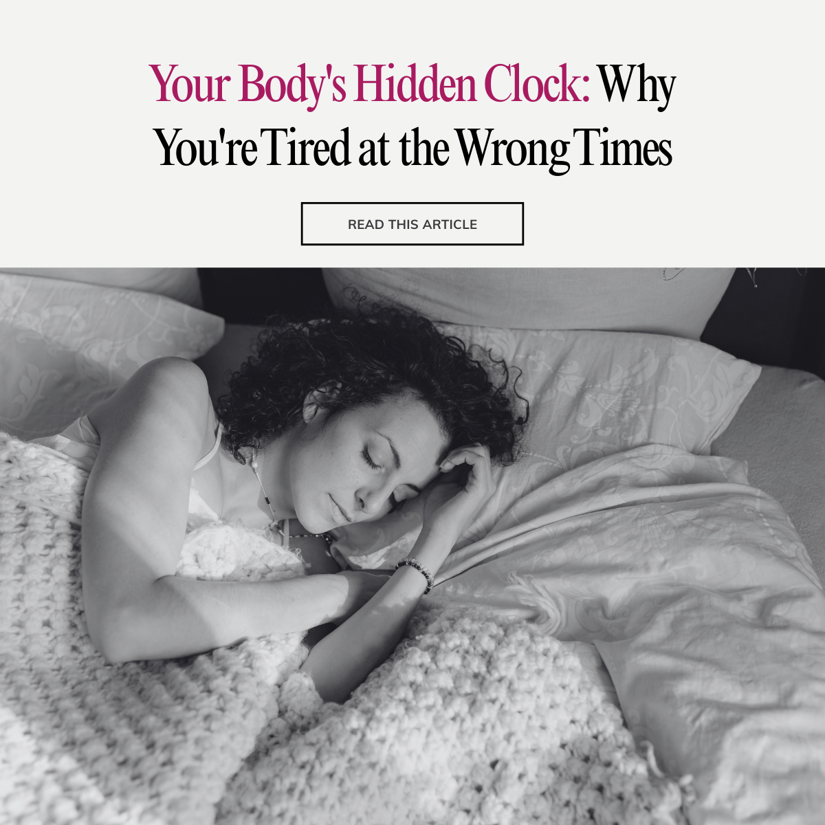 Your Body's Hidden Clock: Why You're Tired at the Wrong Times