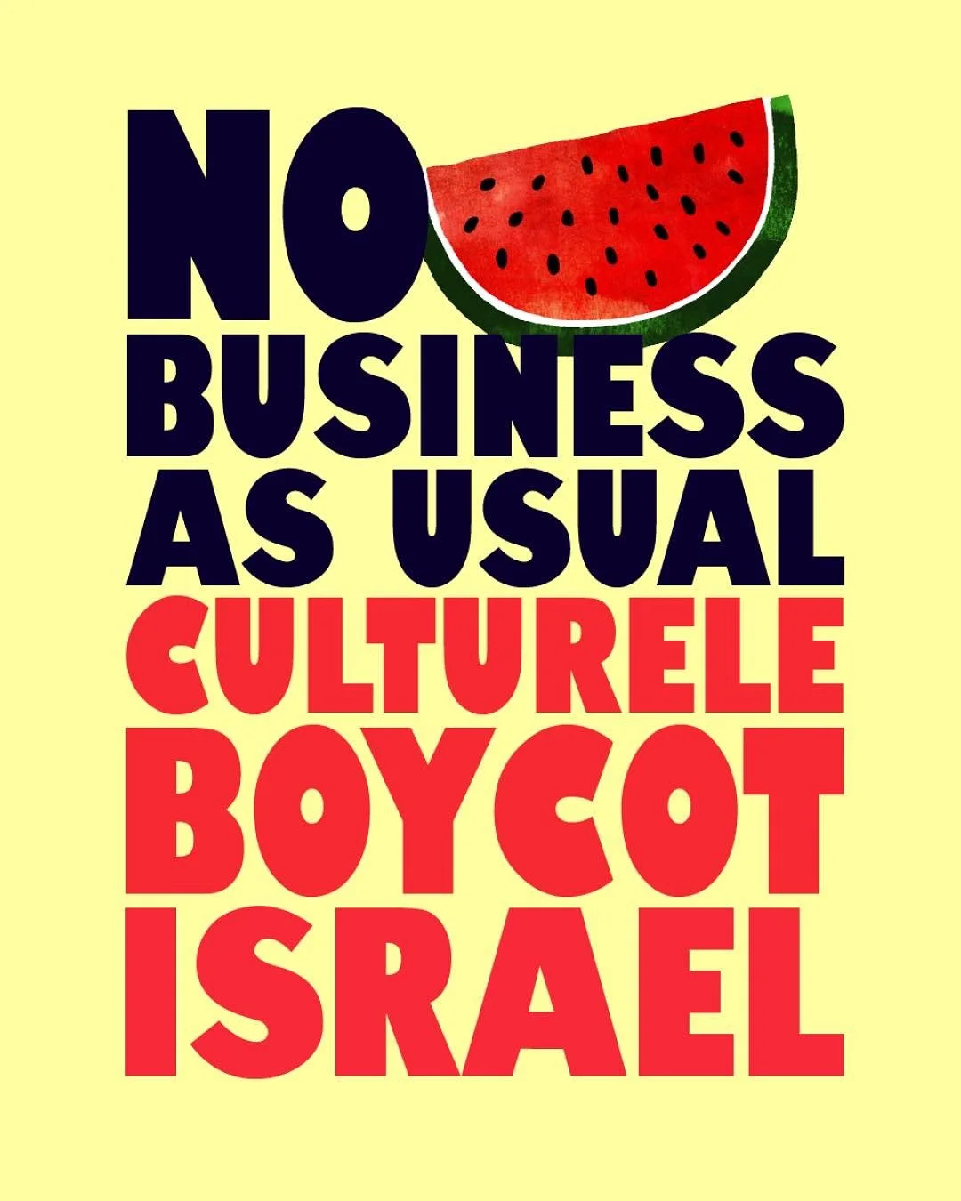 Alleen samen kunnen we Isra&euml;l dwingen zich te houden aan het internationaal recht. 🍉 #bds