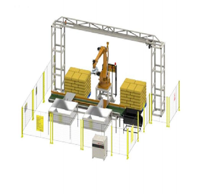 Automatic Bag Breaker Robot for Double Station