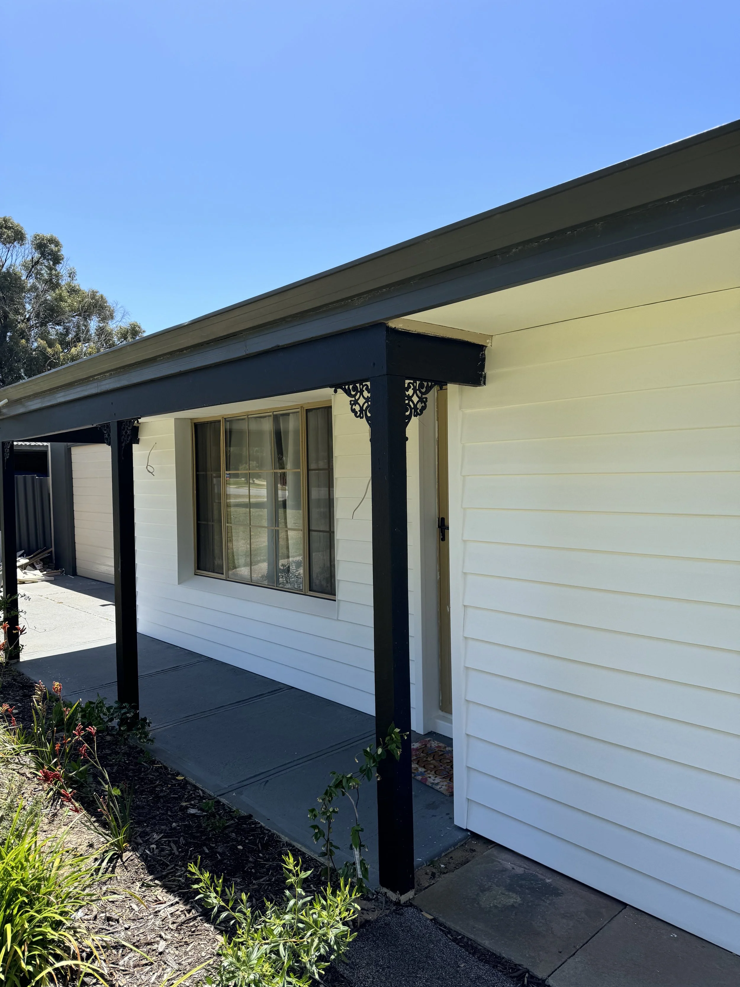 Exterior weatherboards