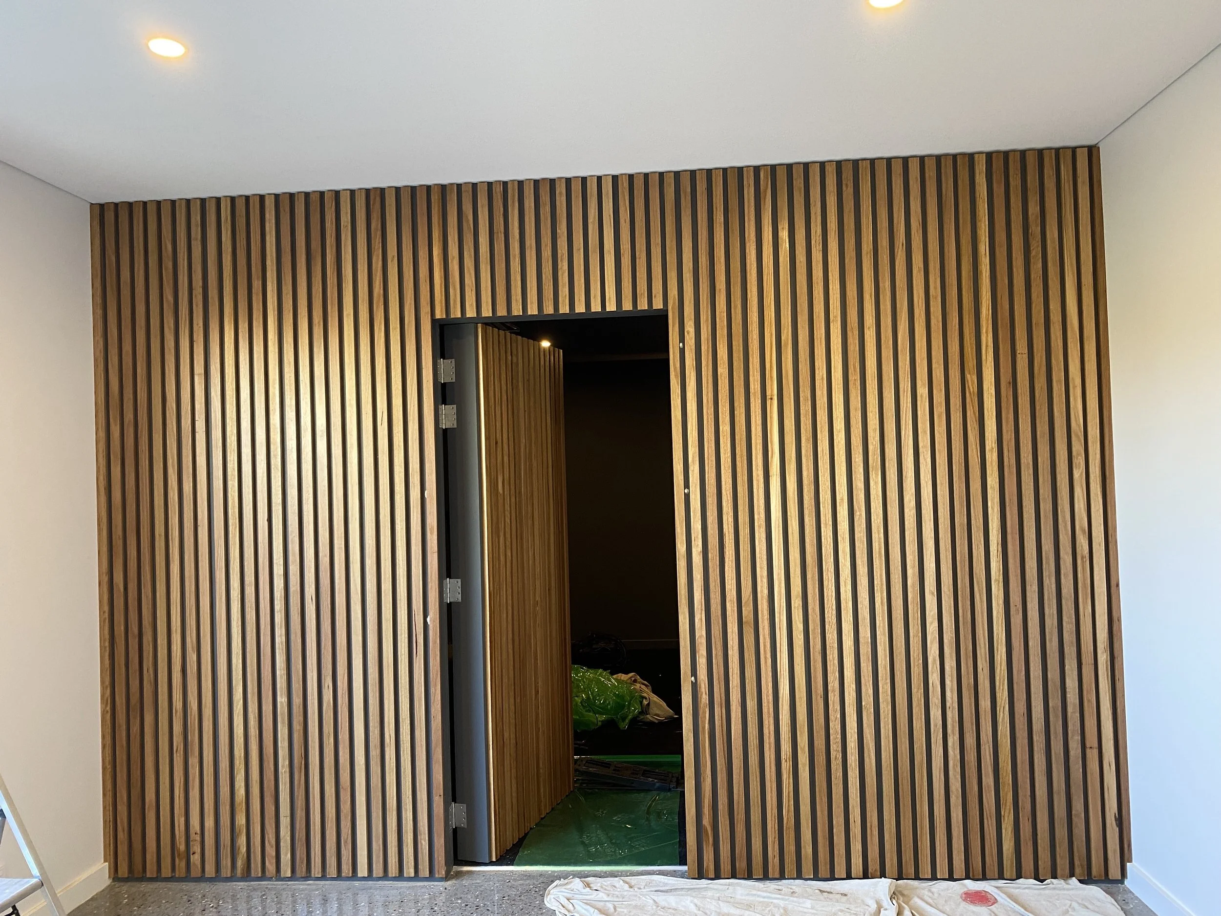 Feature wall panneling 