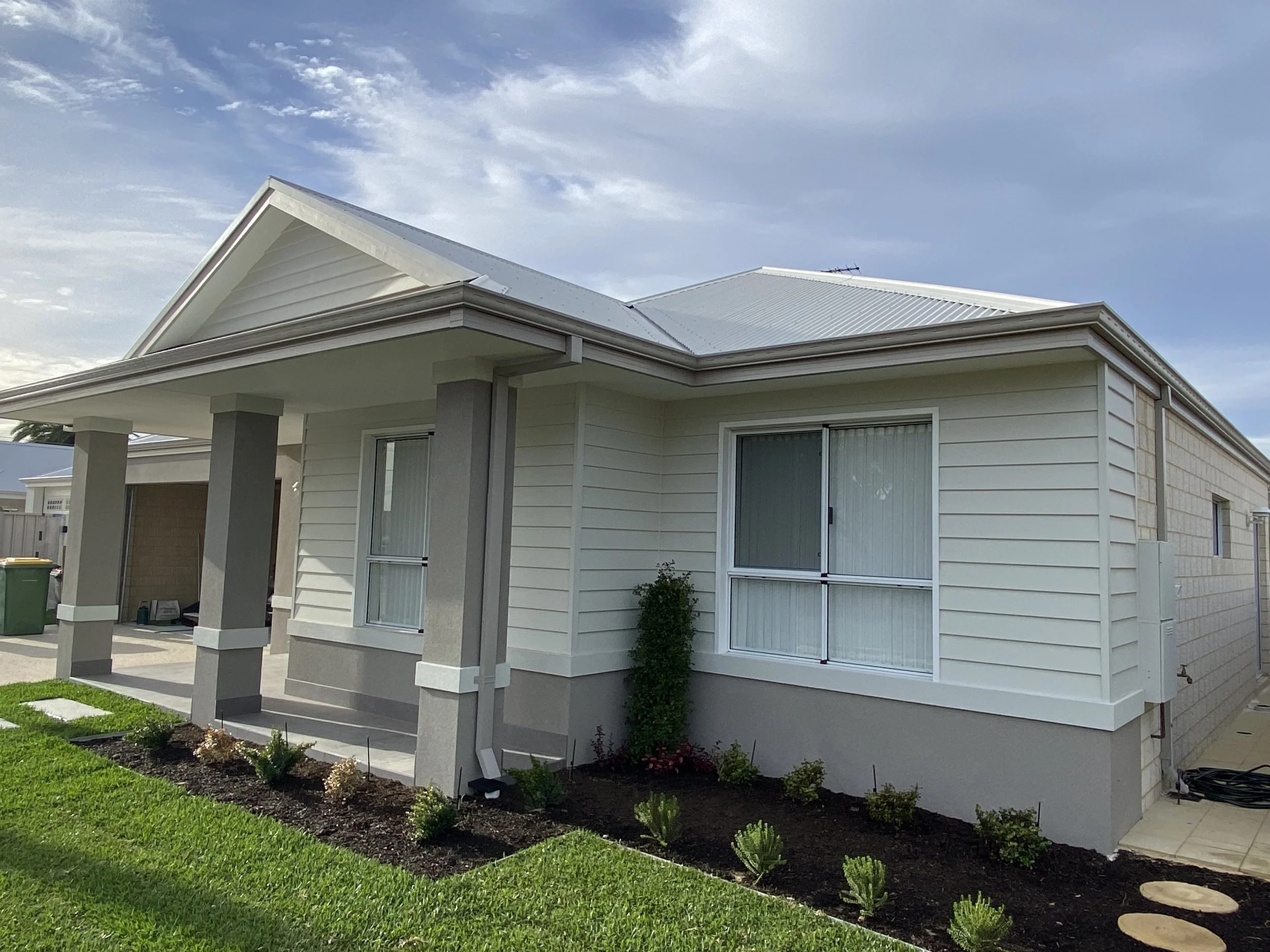 Exterior weatherboards
