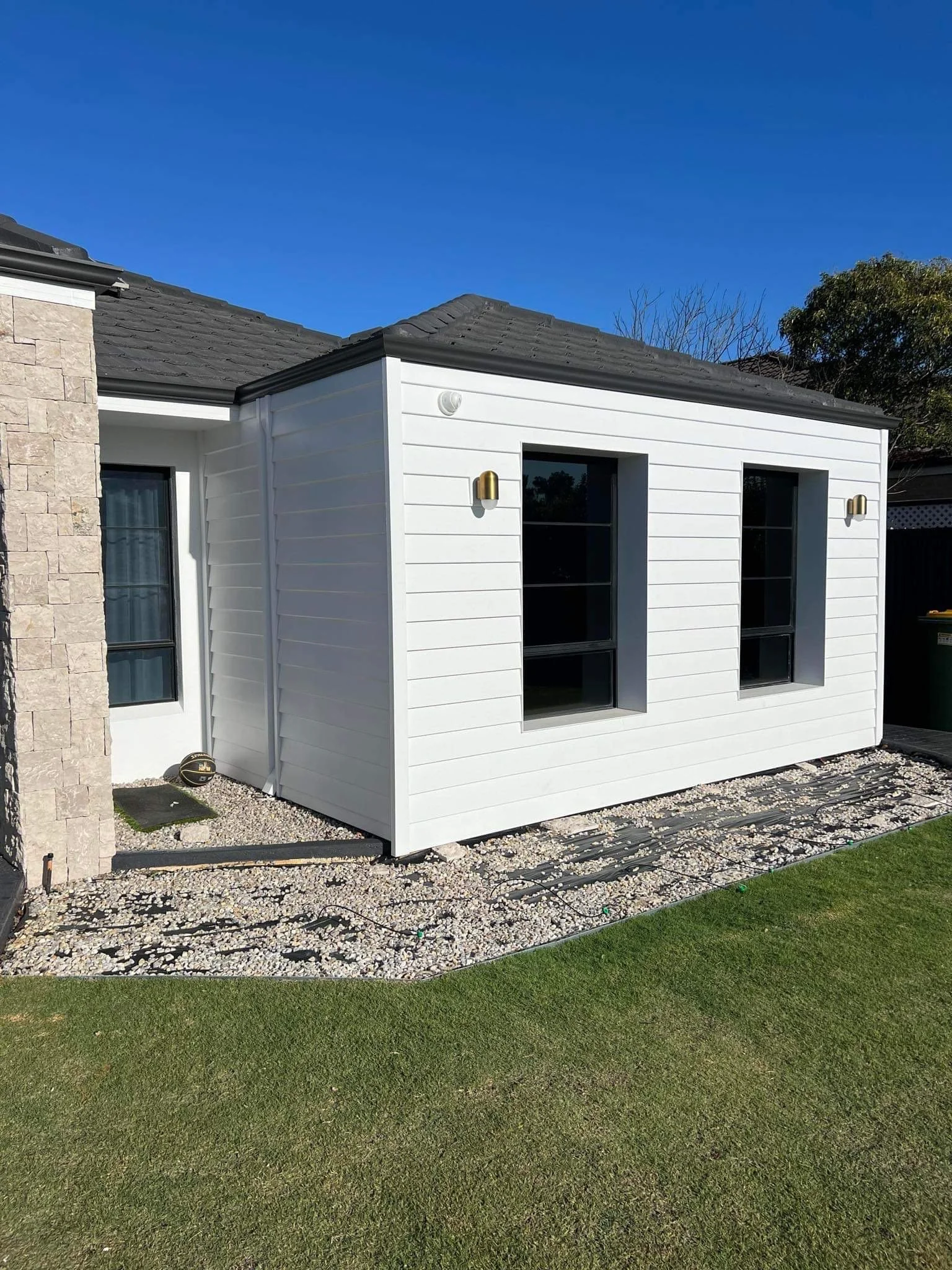 Exterior weatherboards