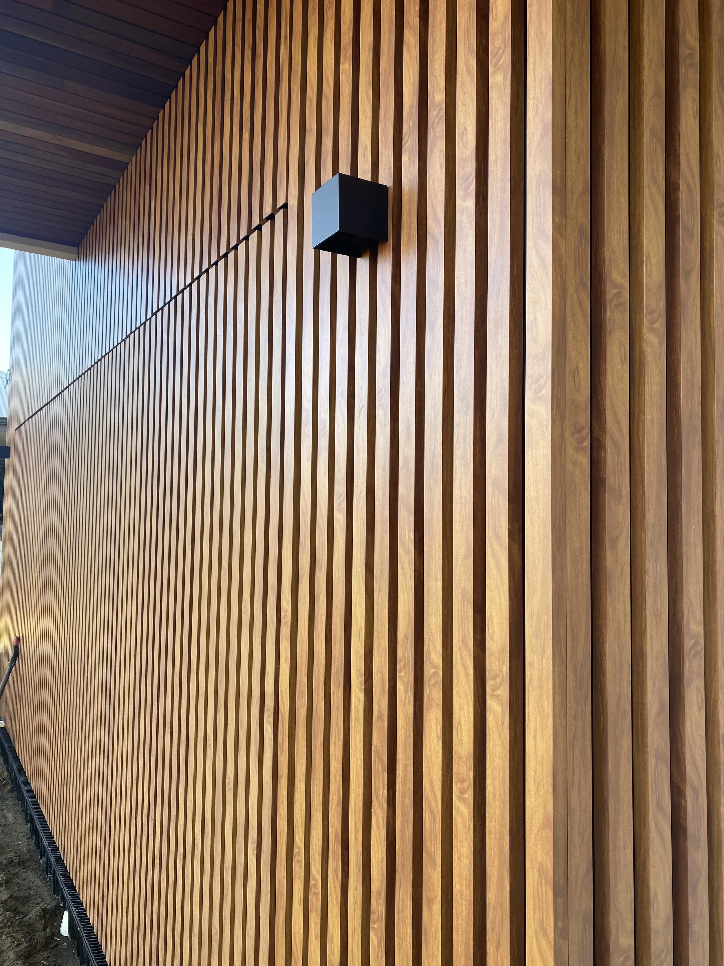 Feature wall paneling 