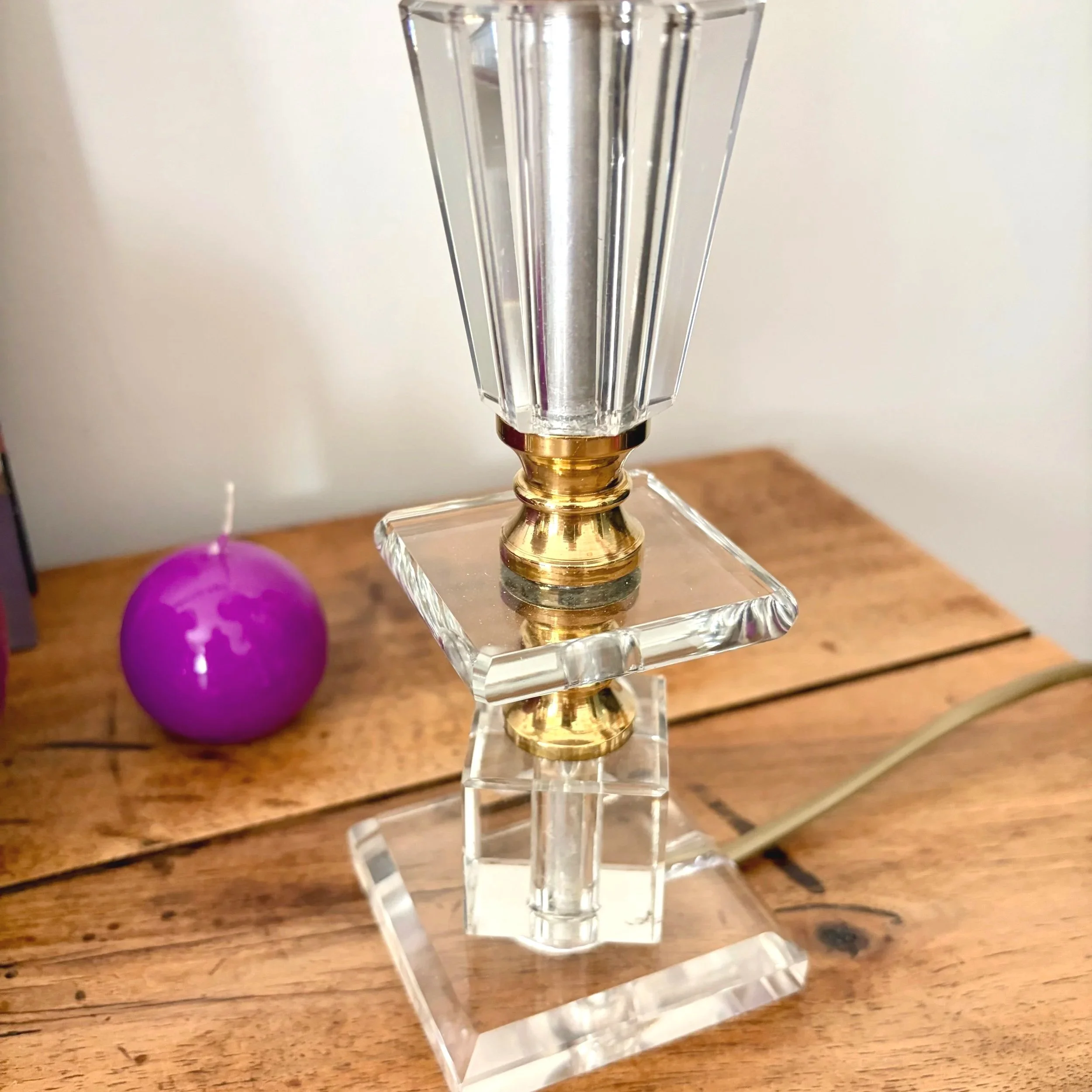 duo lampe cristal