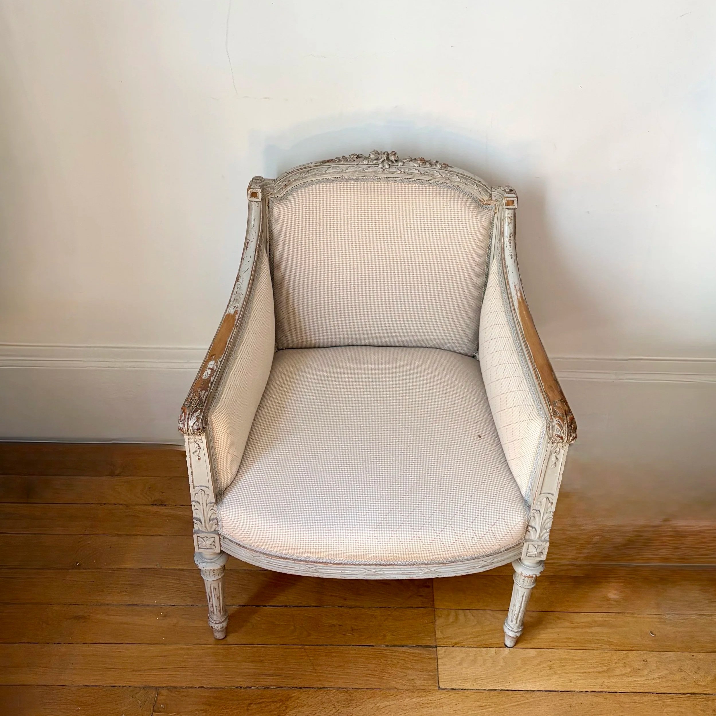 fauteuil bergère style Louis XVI