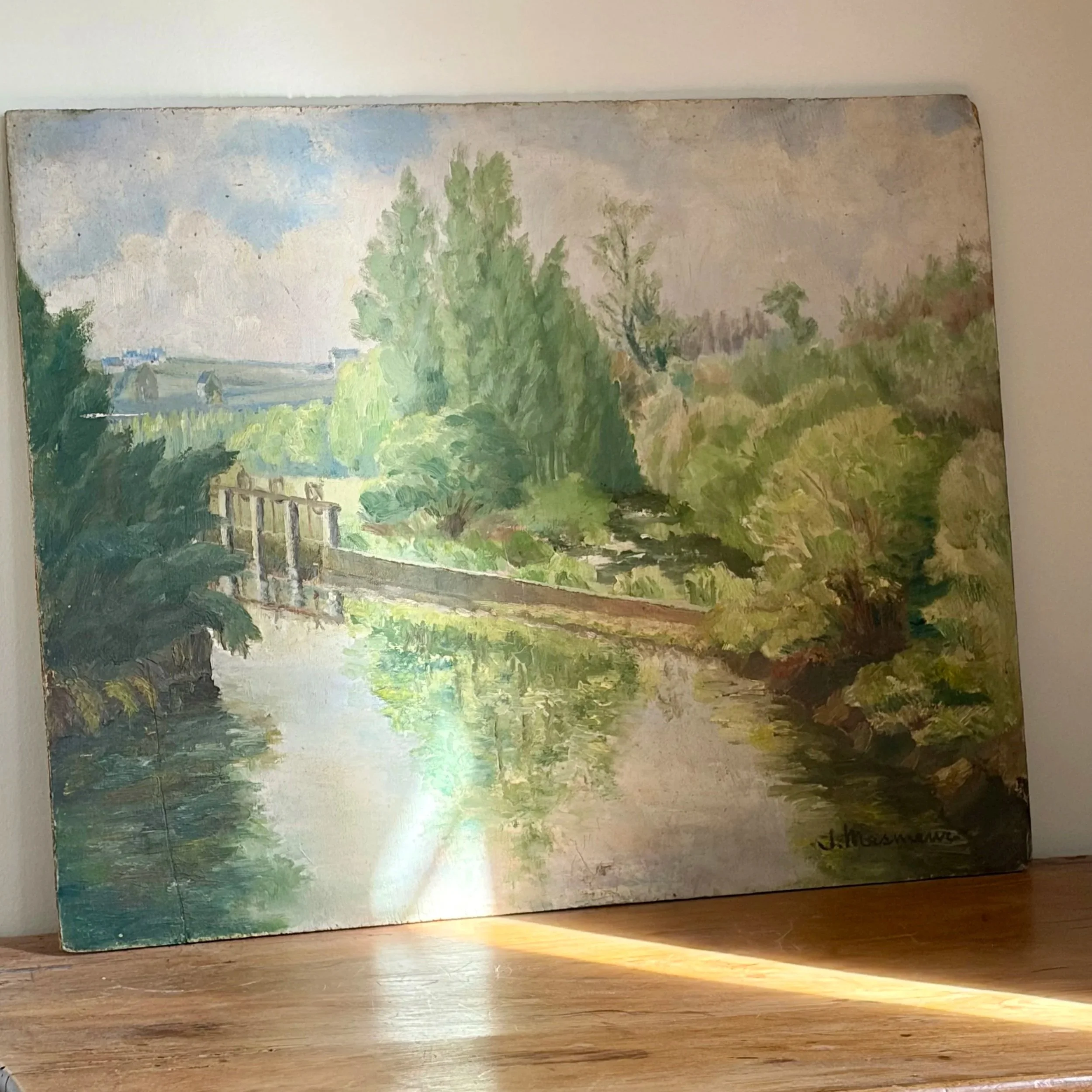 huile sur panneau