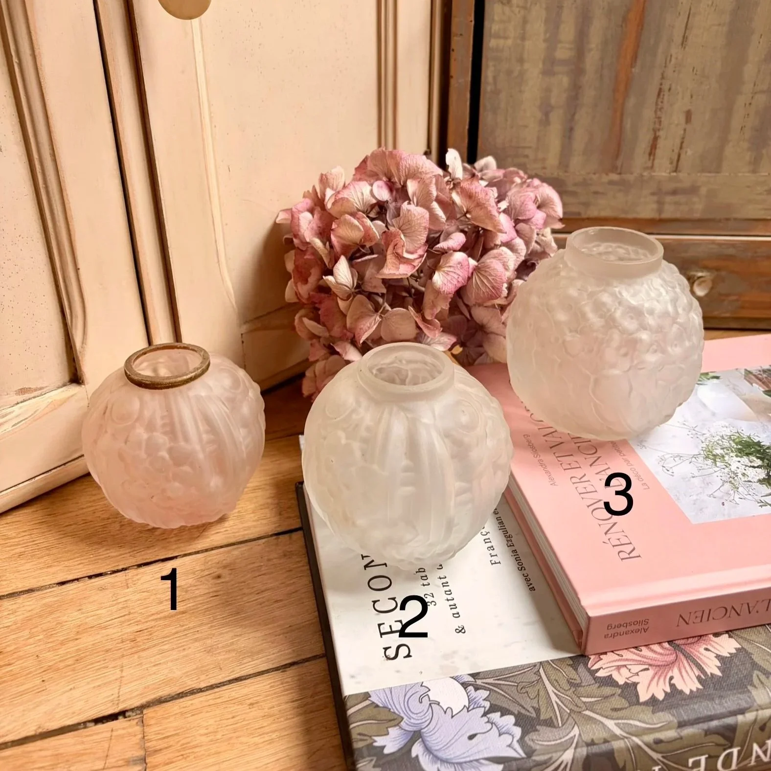 vases boule