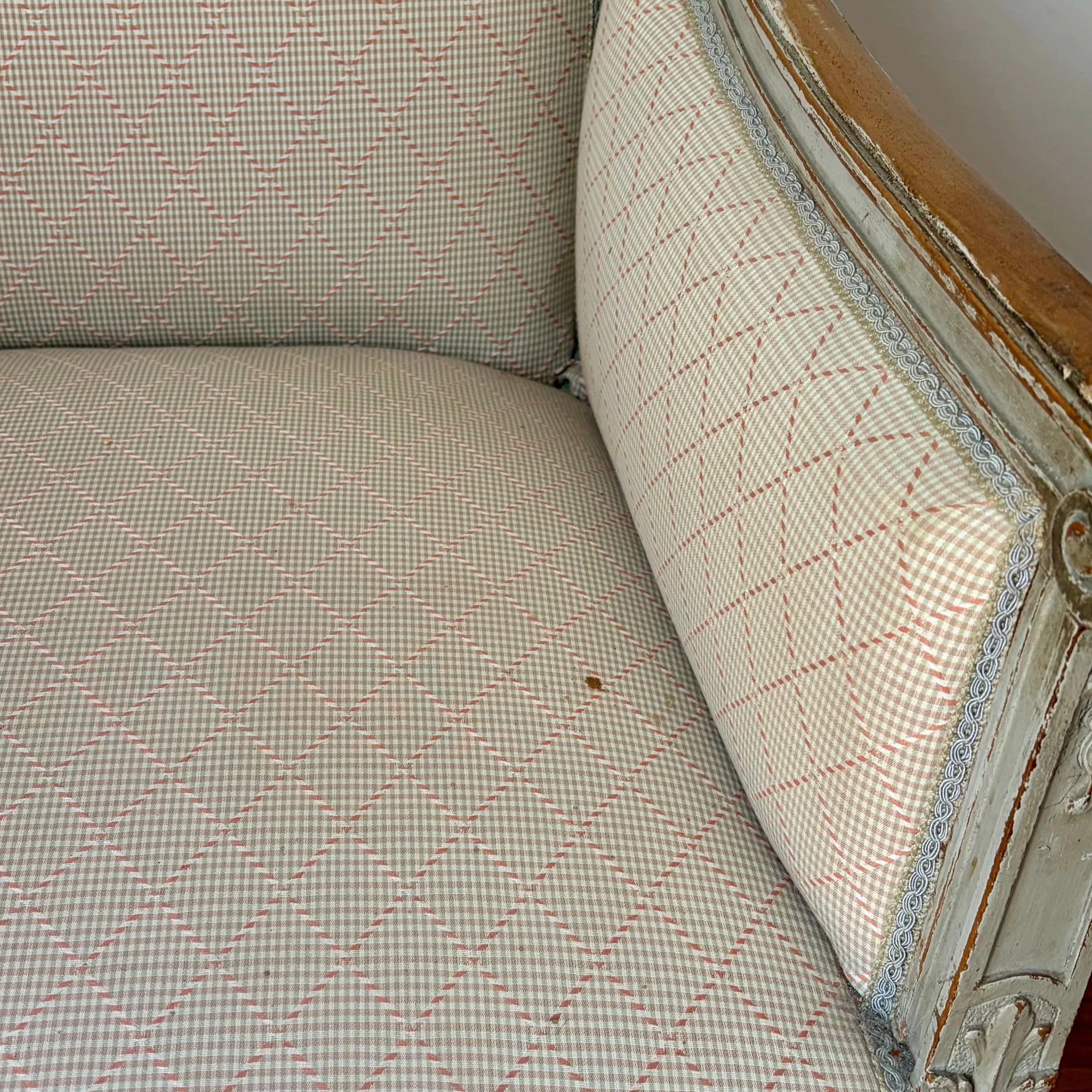 fauteuil bergère style Louis XVI