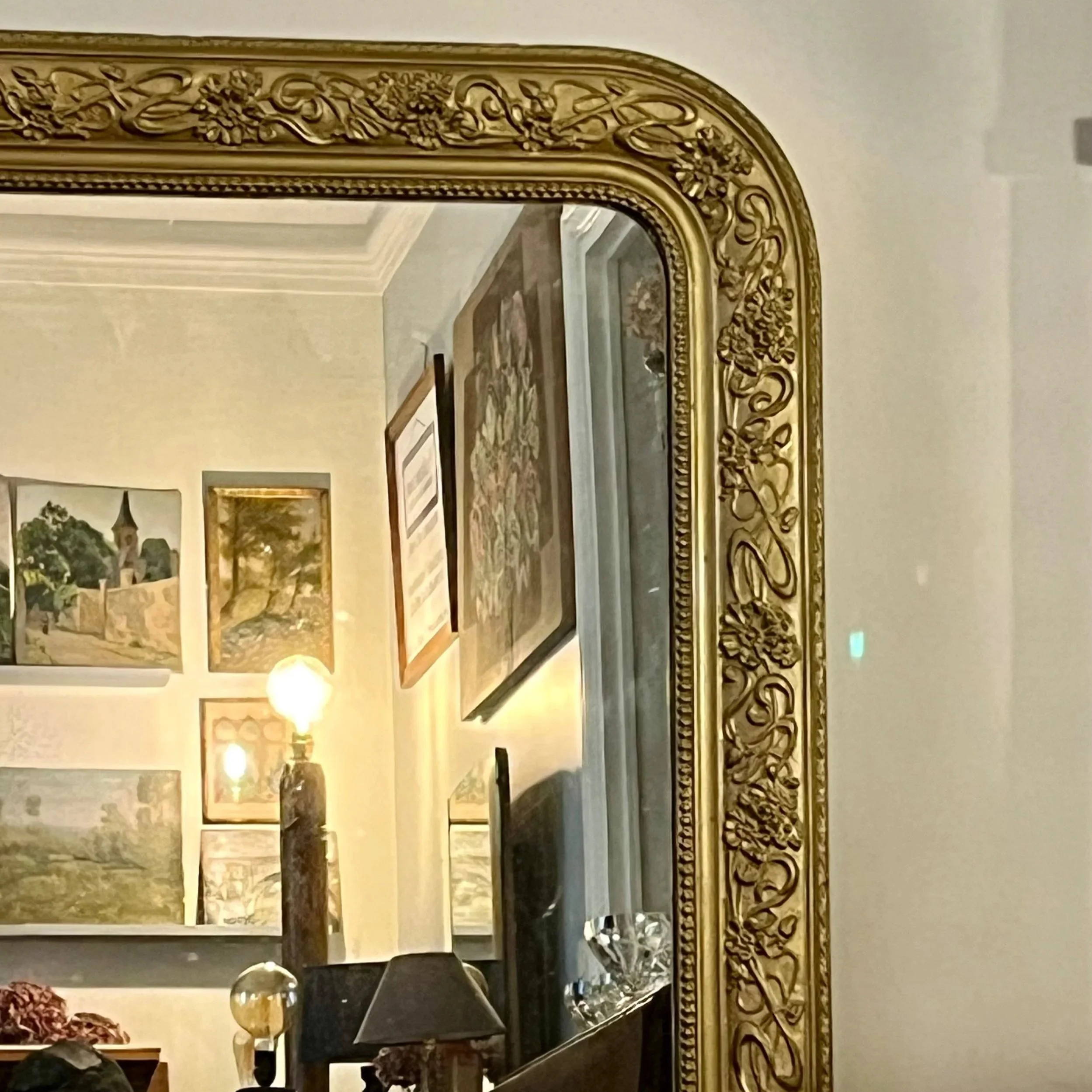 miroir de cheminée ancien