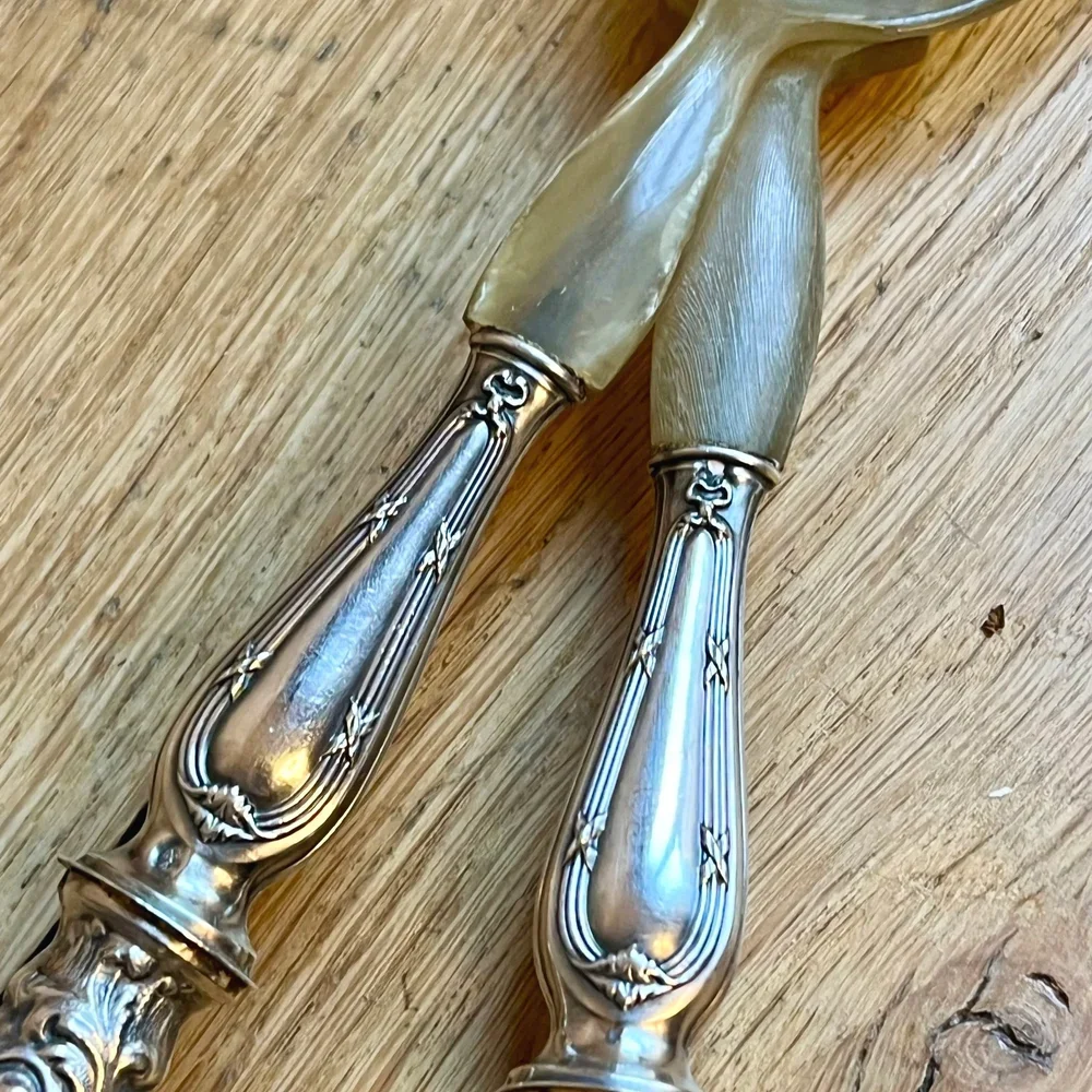 couverts à salade anciens