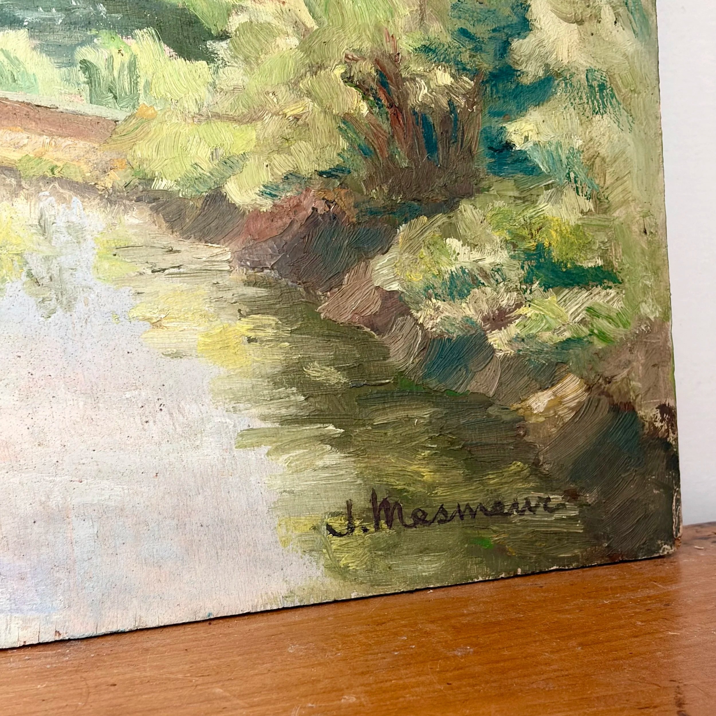 huile sur panneau