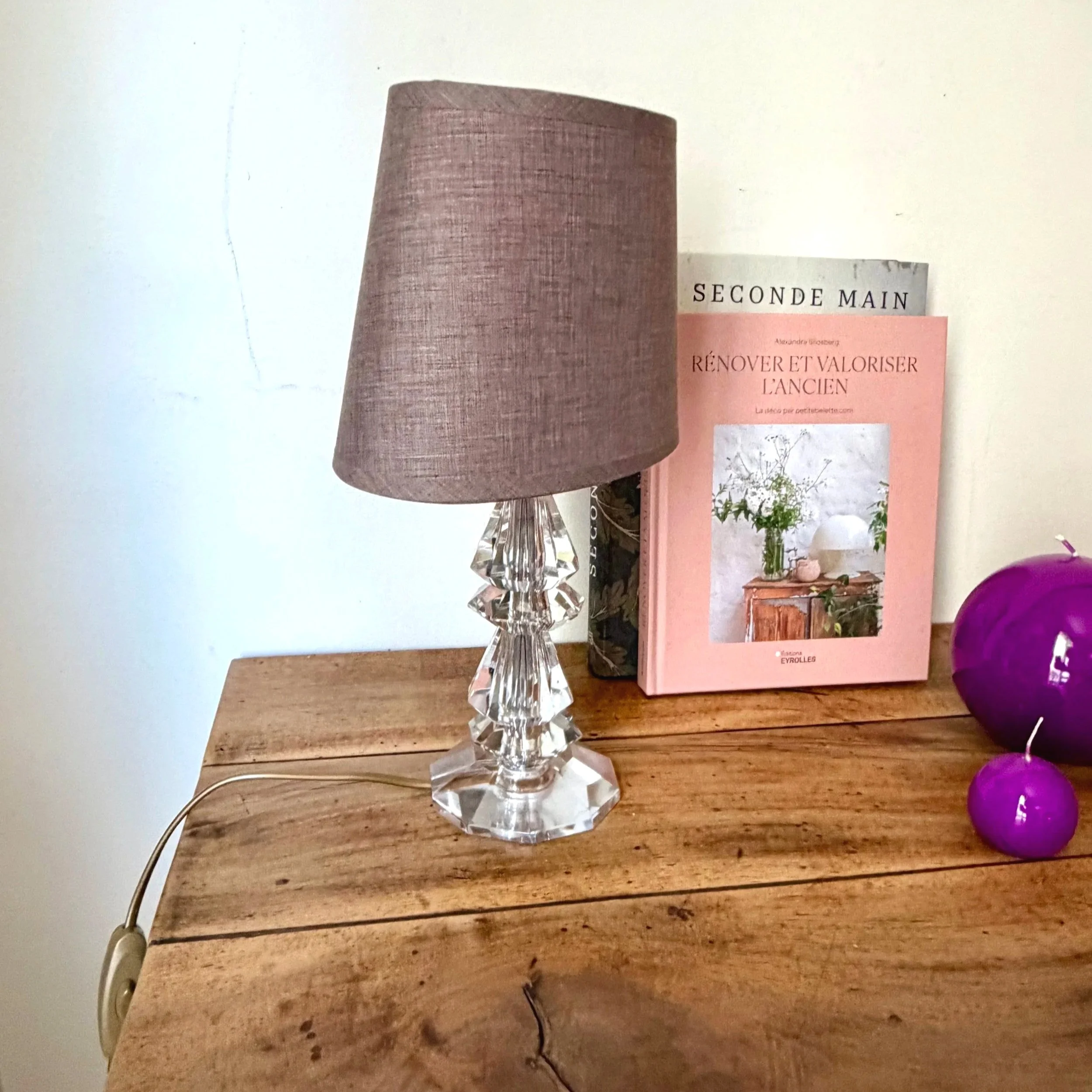 lampe cristal