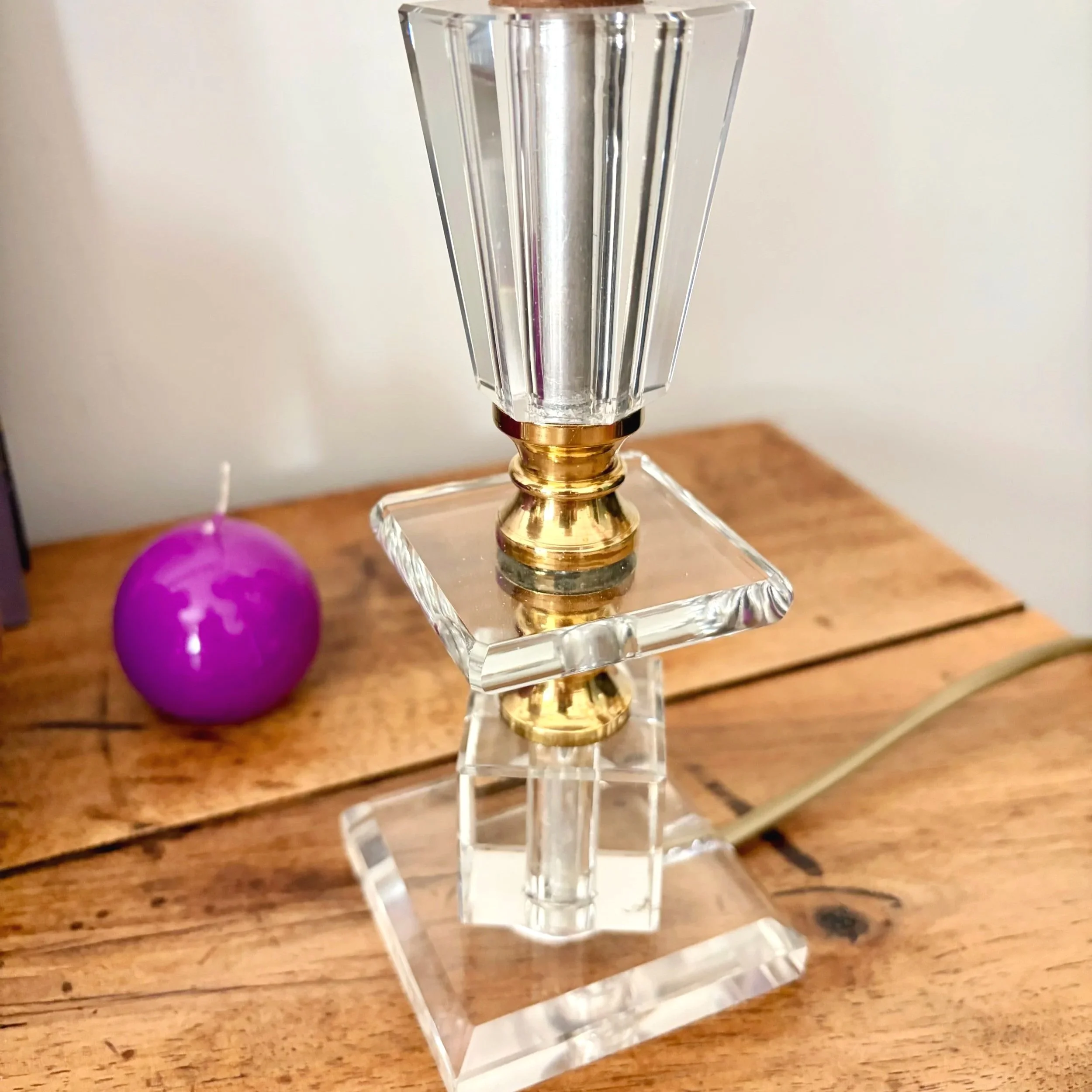 duo lampe cristal
