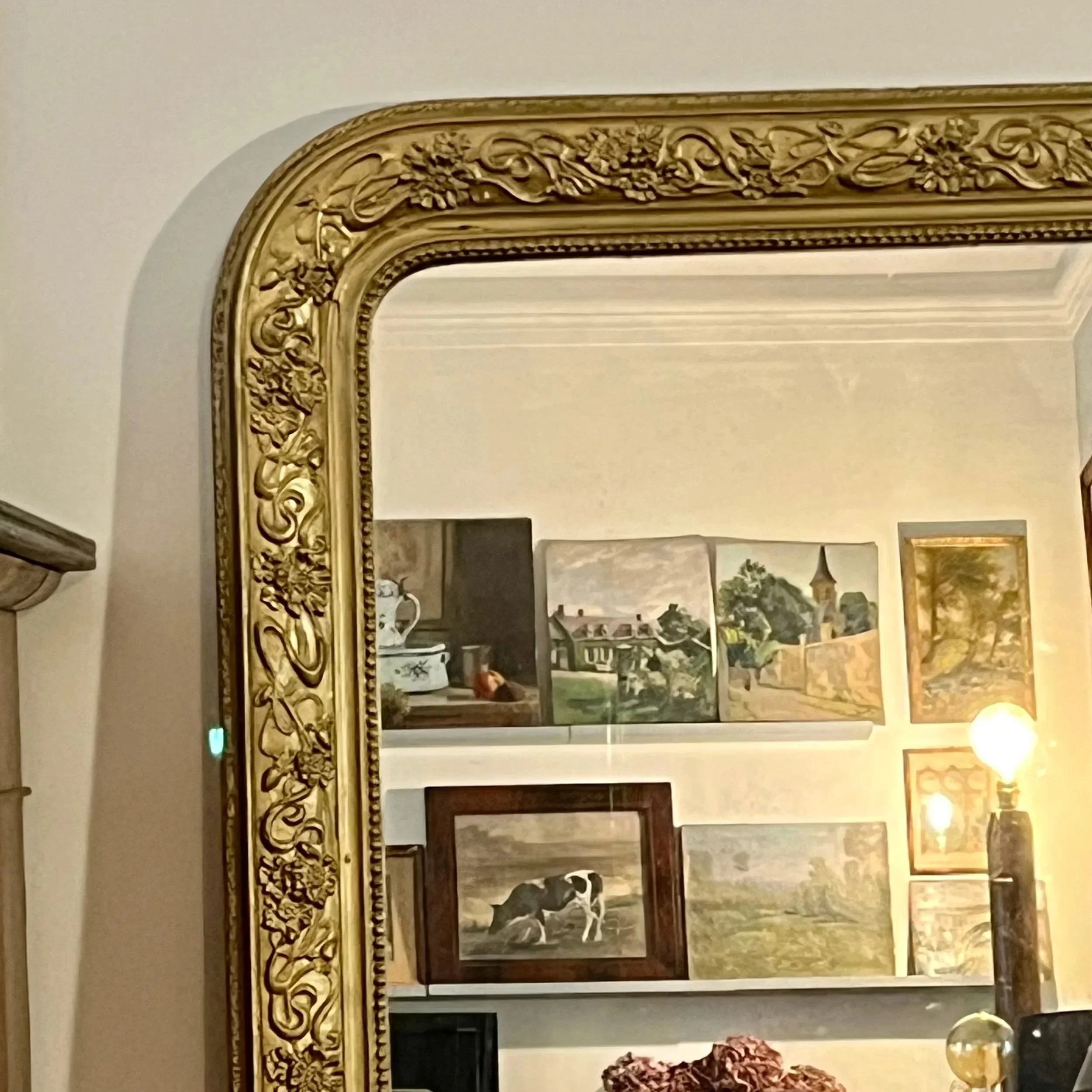 miroir de cheminée ancien