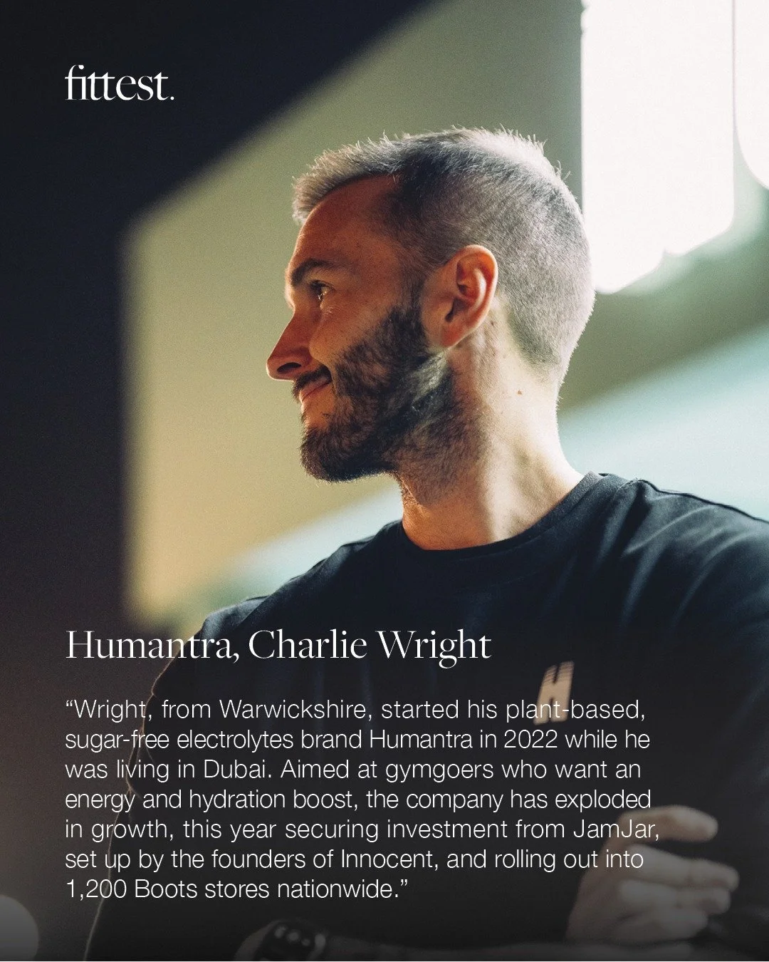 It&rsquo;s a marquee moment for the Fittest client base. @humantra, @representclo and @Freesoul have all been featured in @thetimes&rsquo; latest piece, &ldquo;Super-fit, super-rich and under 35: the young Brit power list.&rdquo; A major national spo
