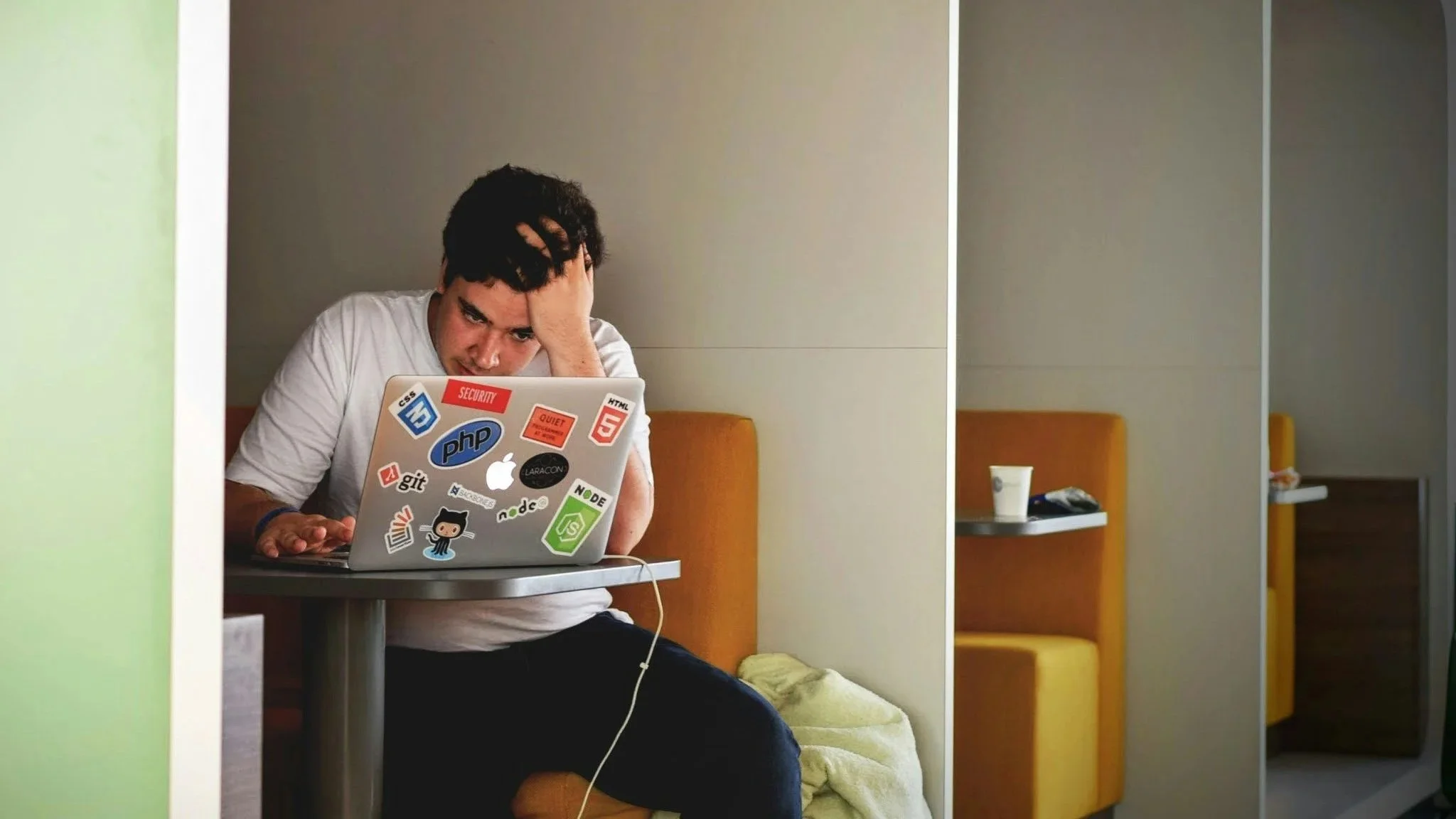 Therapist experiencing burnout and emotional exhaustion from an overpacked therapy schedule