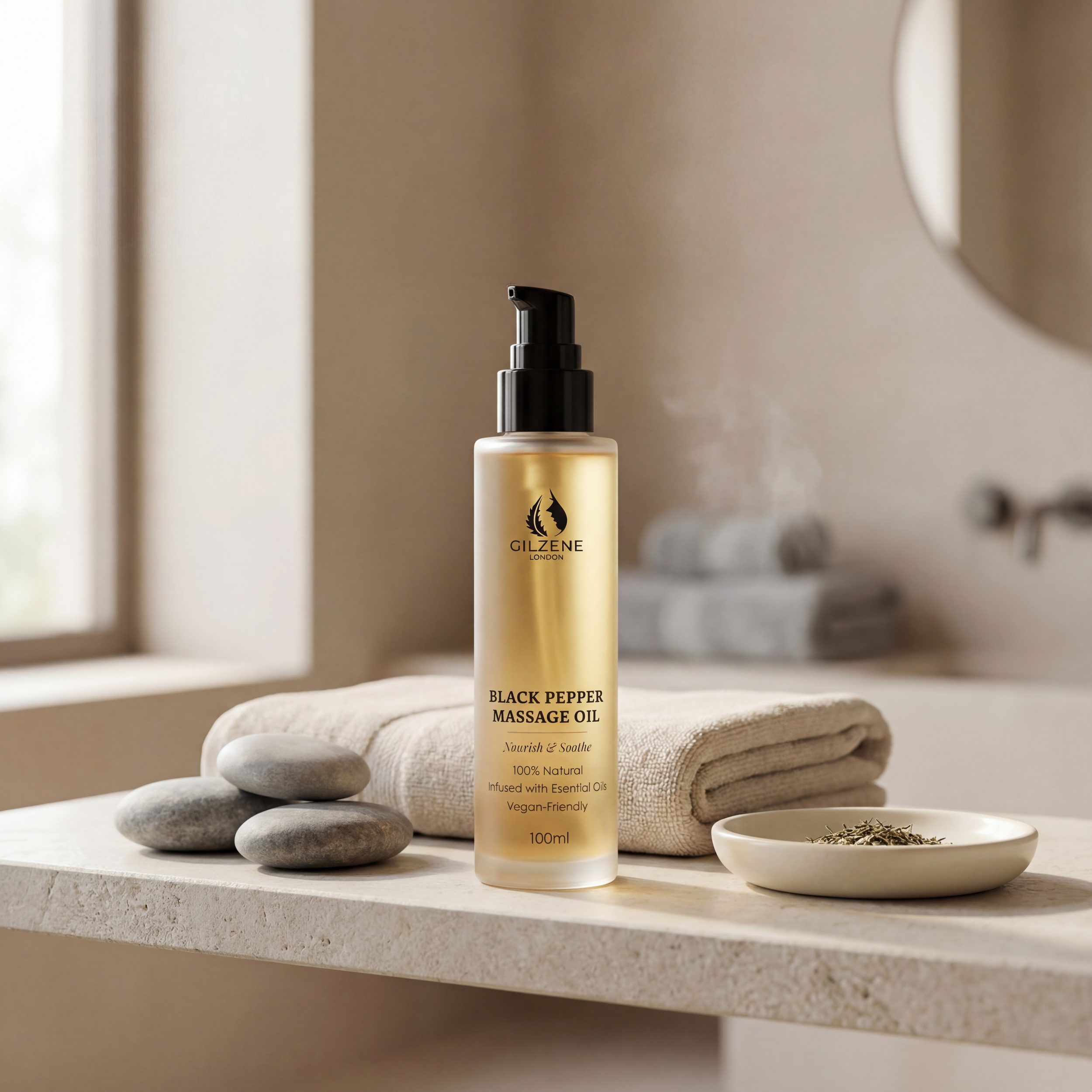 Black Pepper Massage Oil - 100ml