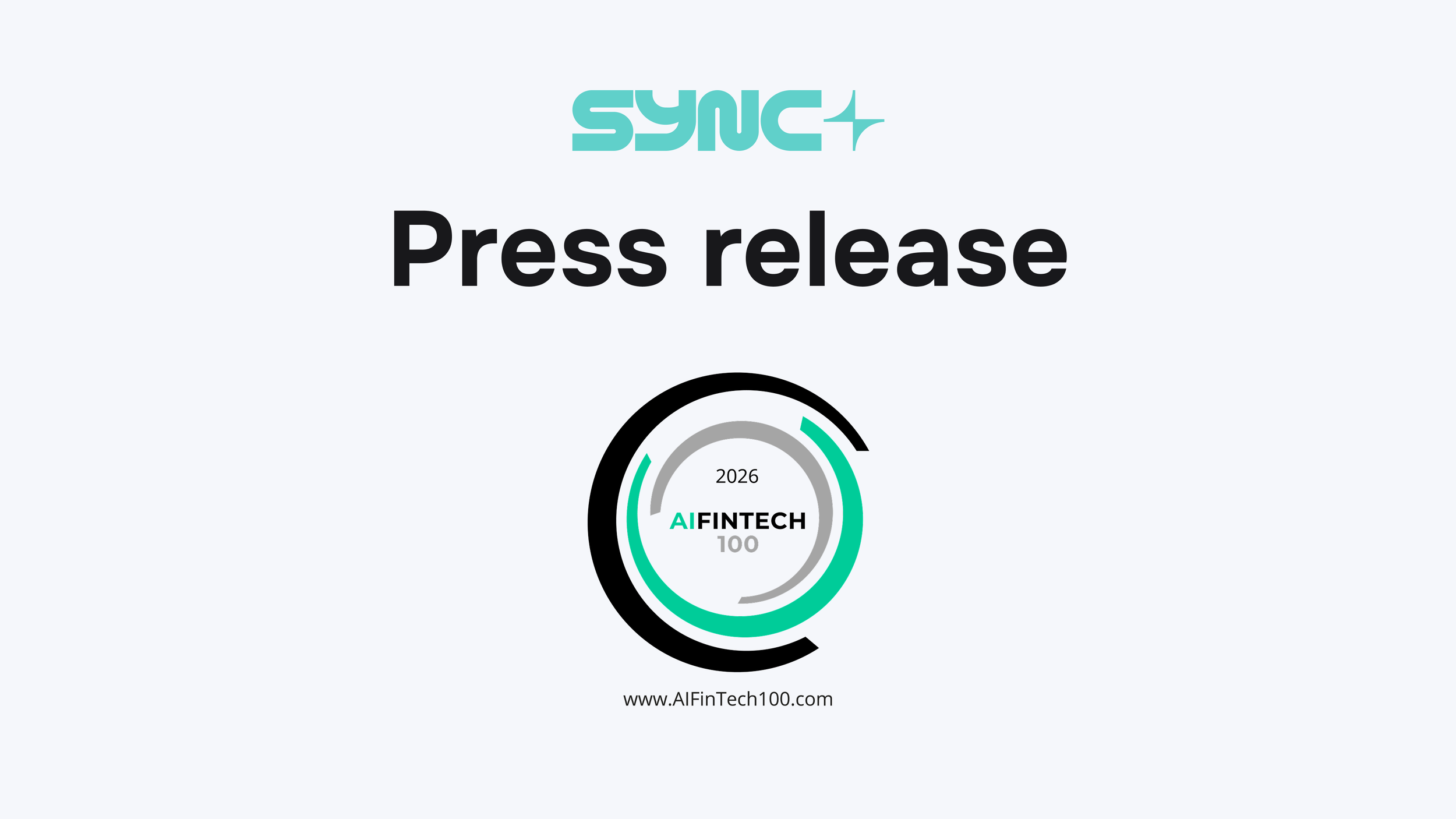 Sync Savings listed in the 2026 AIFinTech100 – recognised for AI-powered Payroll Savings infrastructure