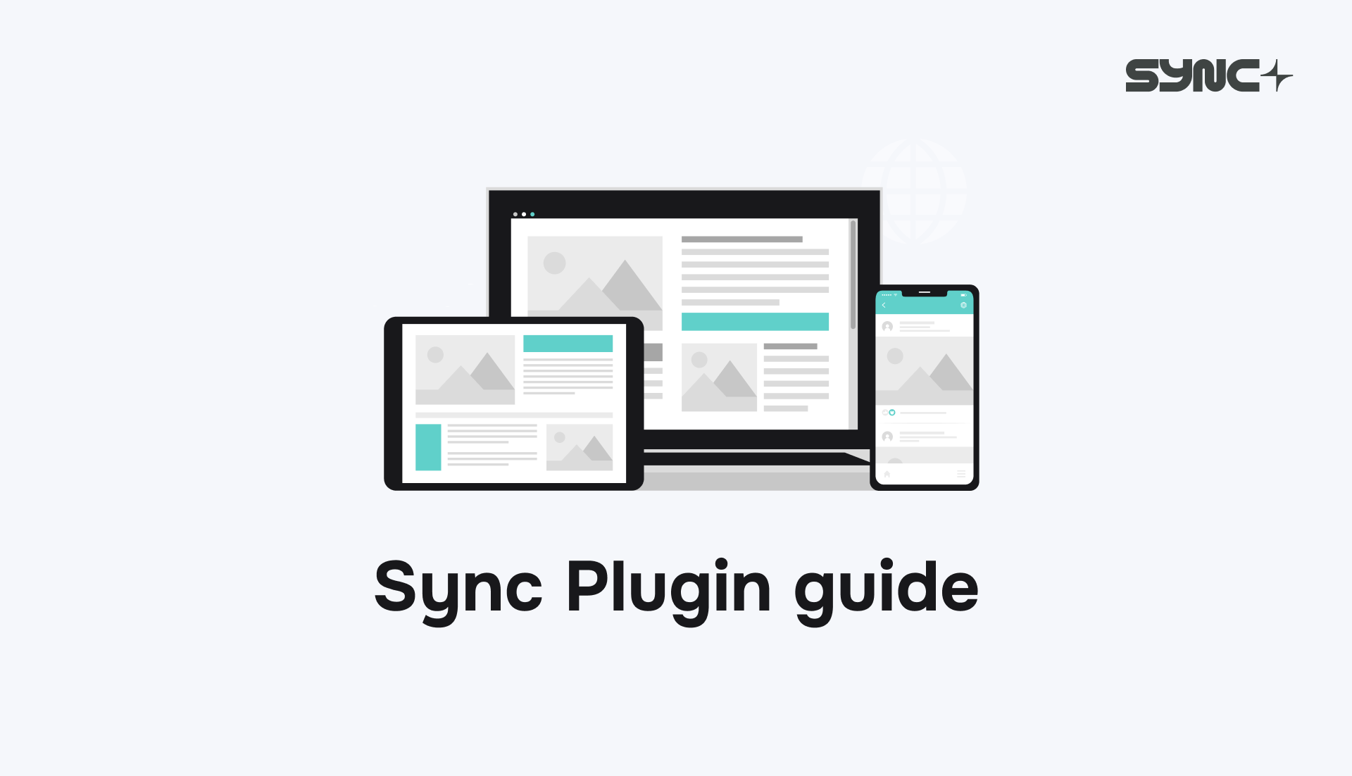Sync plugin guide: image depicting devices