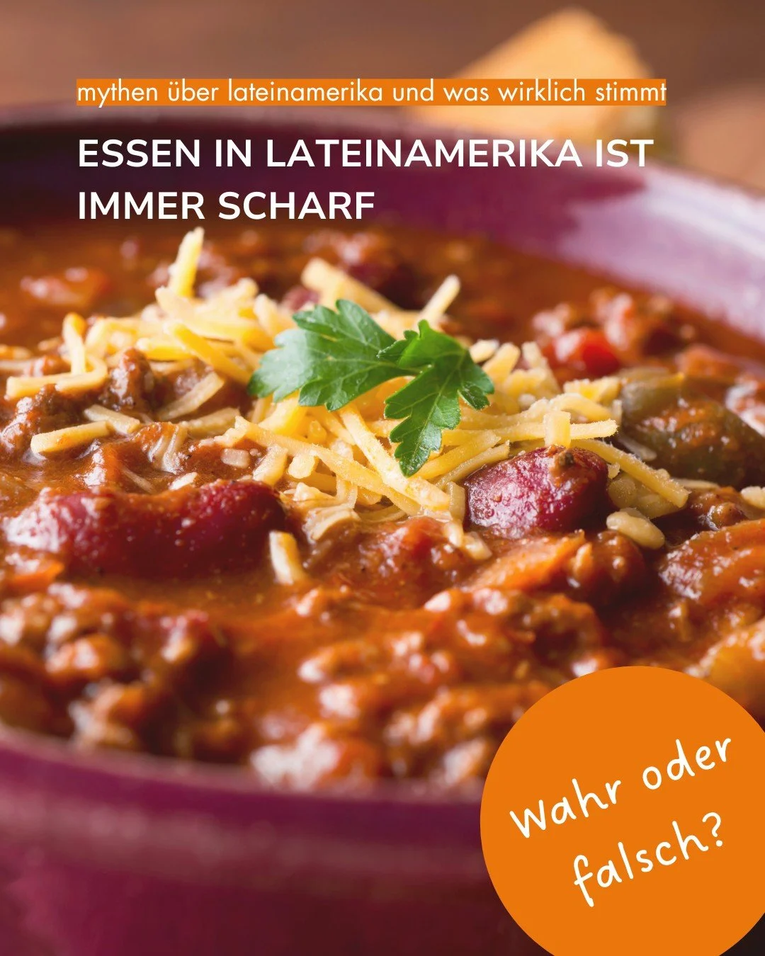 🇫🇷 Version fran&ccedil;aise ci-dessous et sur les derniers slides. 

🌎  Lateinamerika &ndash; f&uuml;r viele ein Kontinent voller Klischees und Mythen. Aber wie viel davon stimmt wirklich? 

Lateinamerika ist mehr als ein Klischee. Es ist bunt, vi