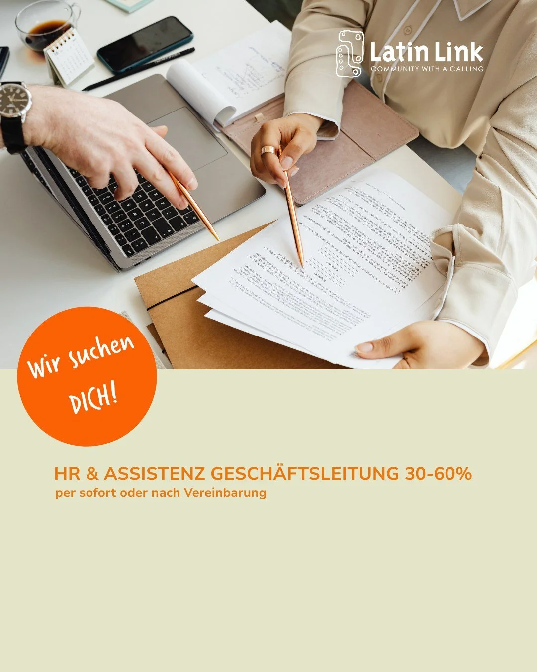 🚀 Wir suchen DICH!

Bist du bereit f&uuml;r neue Herausforderungen? 💡

Wir haben eine offene Stelle als HR &amp; ASSISTENZ GESCH&Auml;FTSLEITUNG 30-60% &ndash; bewirb dich jetzt und gestalte mit uns die Zukunft! ✨

👉 Link in Bio (bio.site) f&uuml;