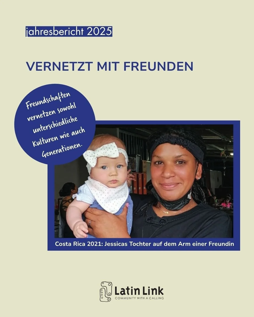 👥 Freundschaften halten die Welt zusammen. (Zitat von Woodrow Wilson)

In ihrer Kolumne im Jahresbericht 2025 schreibt Jessica &uuml;ber ihr Beziehungsnetzwerk und die Freundschaften, die sie sich &uuml;ber die Jahre in den verschiedenen L&auml;nder