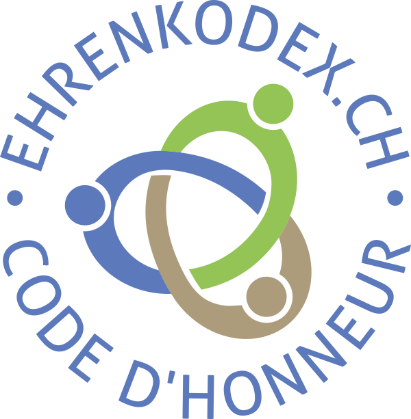 Logo des Ehrenkodexes der SEA. Latin Link ist Mitglied der AEM und hat den Ehrenkodex unterzeichnet – ein Gütesiegel, das Qualität, Transparenz und sorgsamen Umgang mit Spendengeldern in unserer Mission bestätigt.