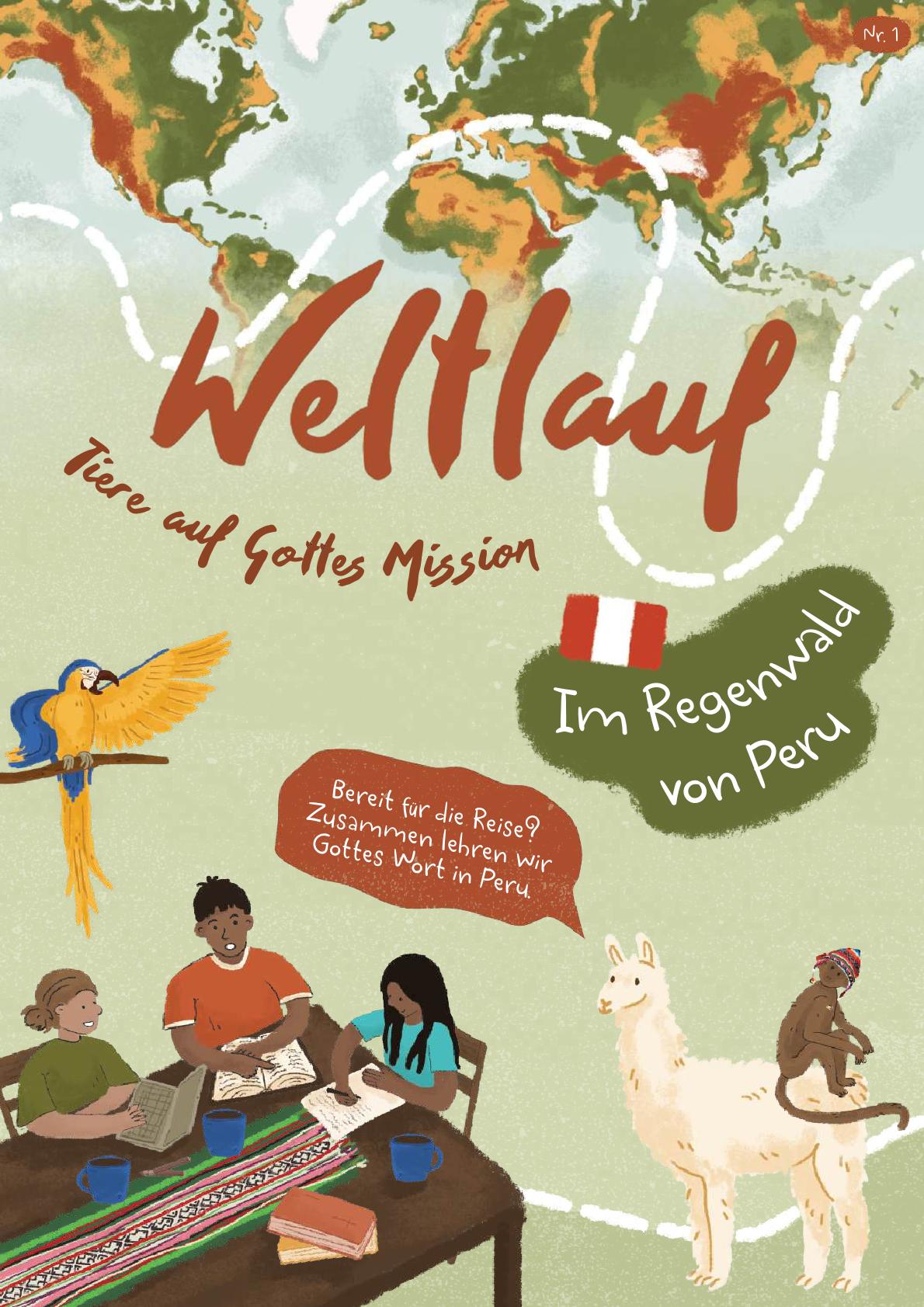 Kindermagazin Weltlauf Ausgabe 1 - Im Regenwald von Peru