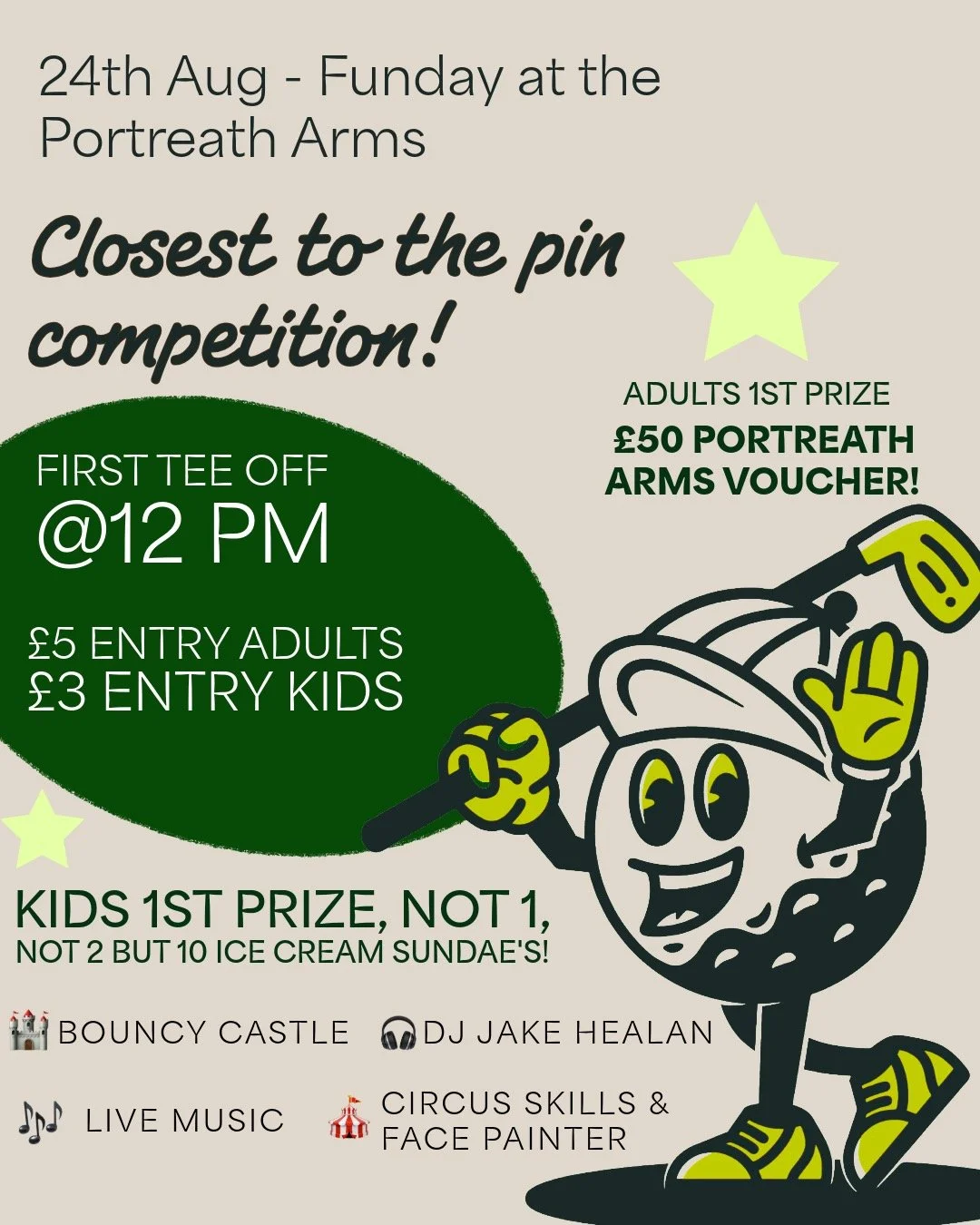 The first time was so nice, we had to do it twice!

We&rsquo;re back at the Portreath Arms on Sunday 24th! 

We&rsquo;ve got the clubs, the pubs got the grub, what else do you need on a funday? 

See you there! 

@portreatharms 

#Beyondgolf