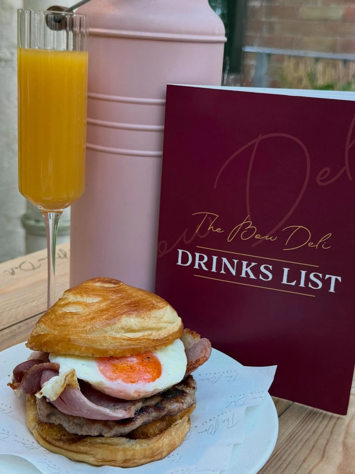 Valentines is around the corner 💌

Why don&rsquo;t you treat your favourite person to a breakfast &amp; mimosa at the Deli 🥐💖