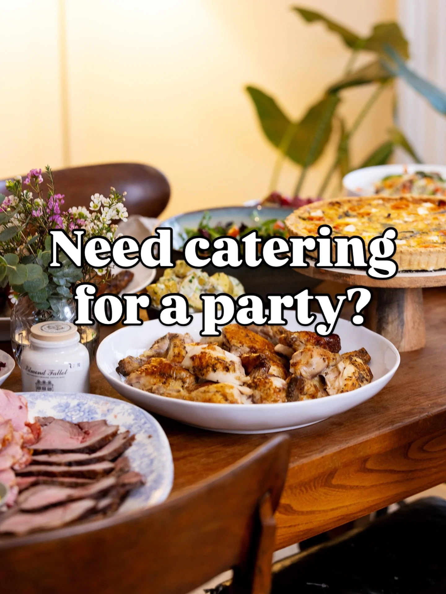 🥳 Planning a communion, confirmation or family gathering?

Our celebration catering has you covered!

Imagine an array of rotisserie chicken, honey roast ham, tender roast beef, a selection of quiche, breads and sausage rolls along with a fresh new 