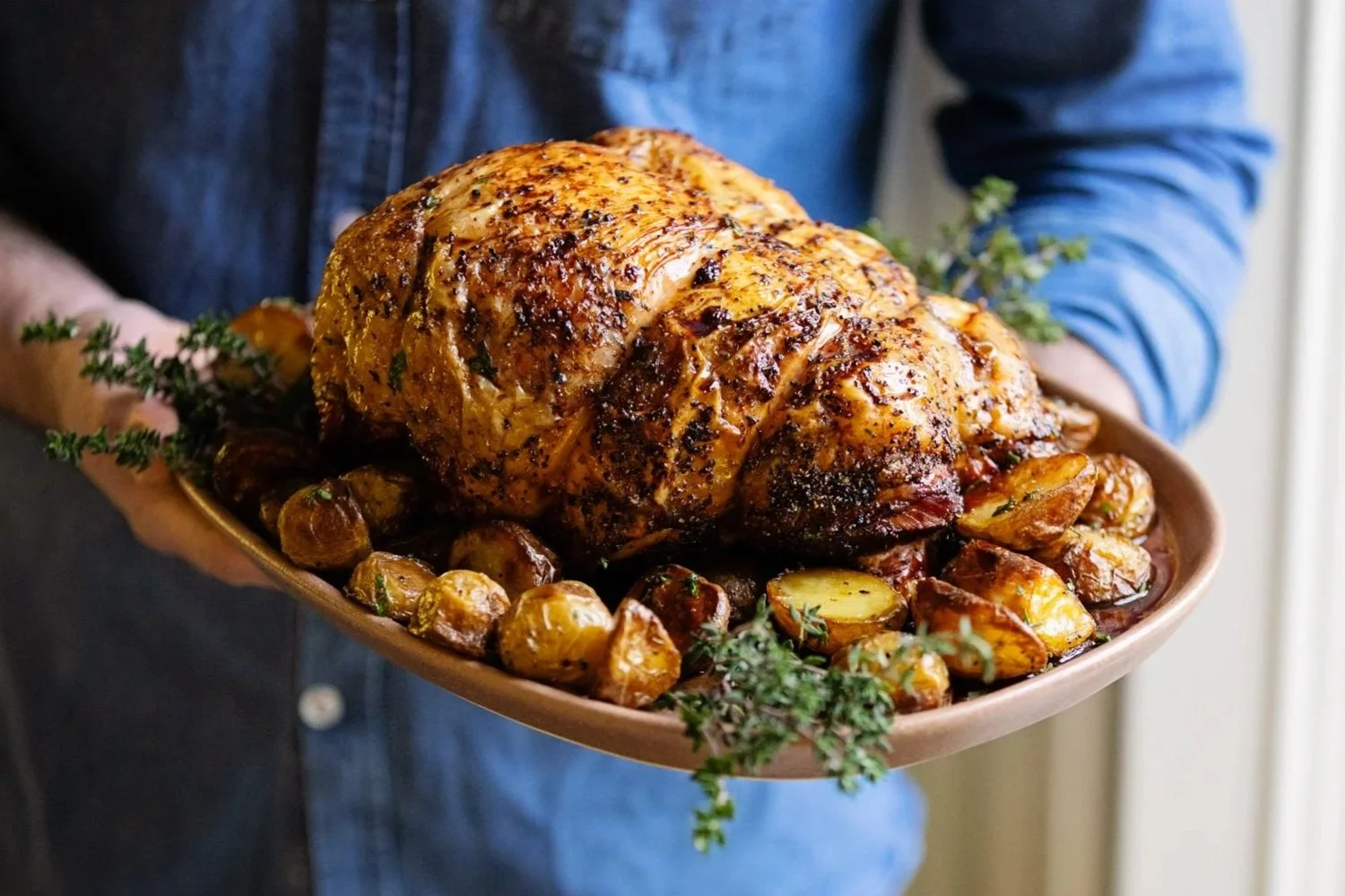 Boned and Rolled Turkey: A PBF classic turkey centrepiece, boned and rolled for easy carving.