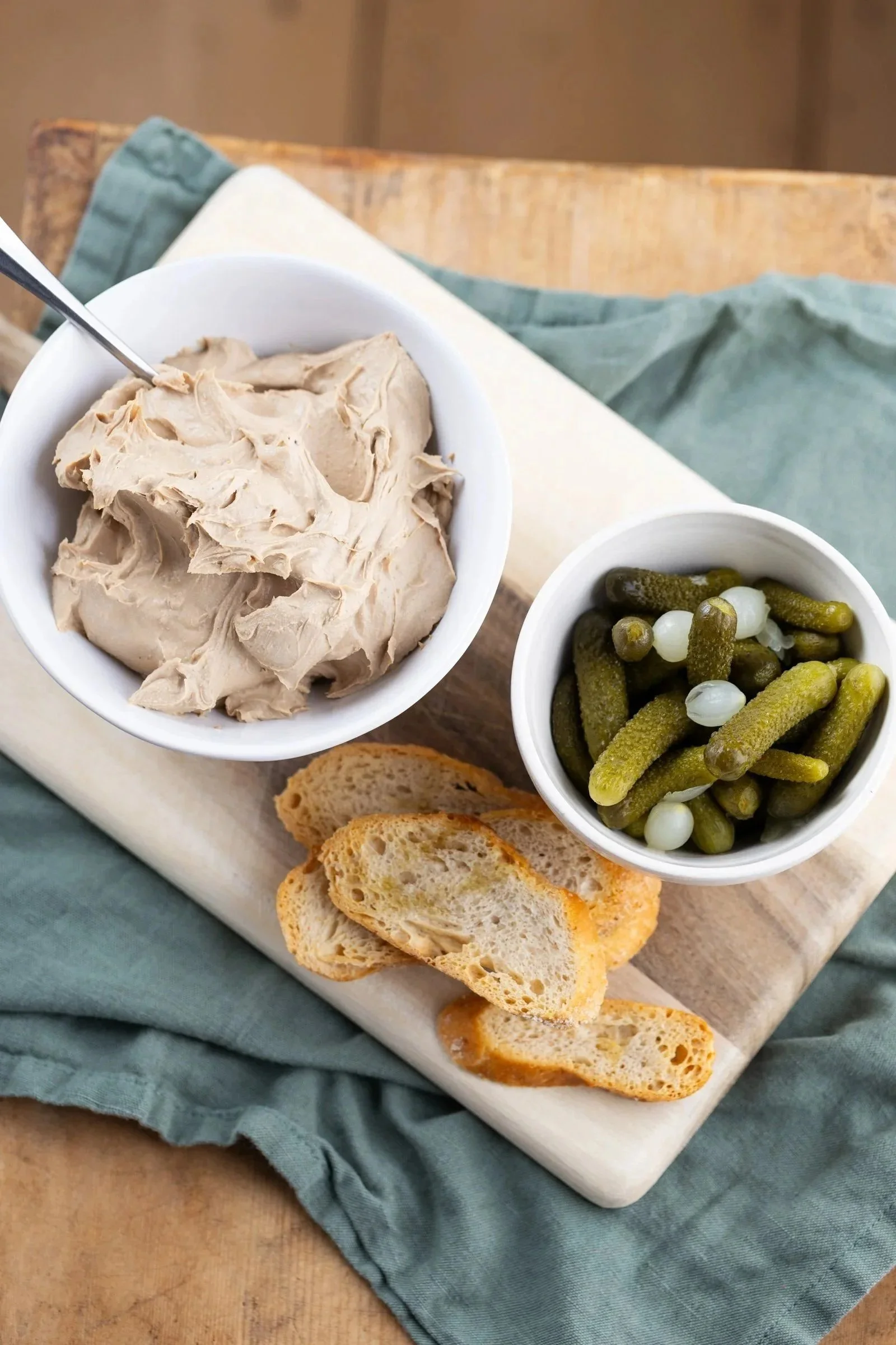 Chicken Liver Pâté: A rich, savoury pâté made for spreading generously on good bread.