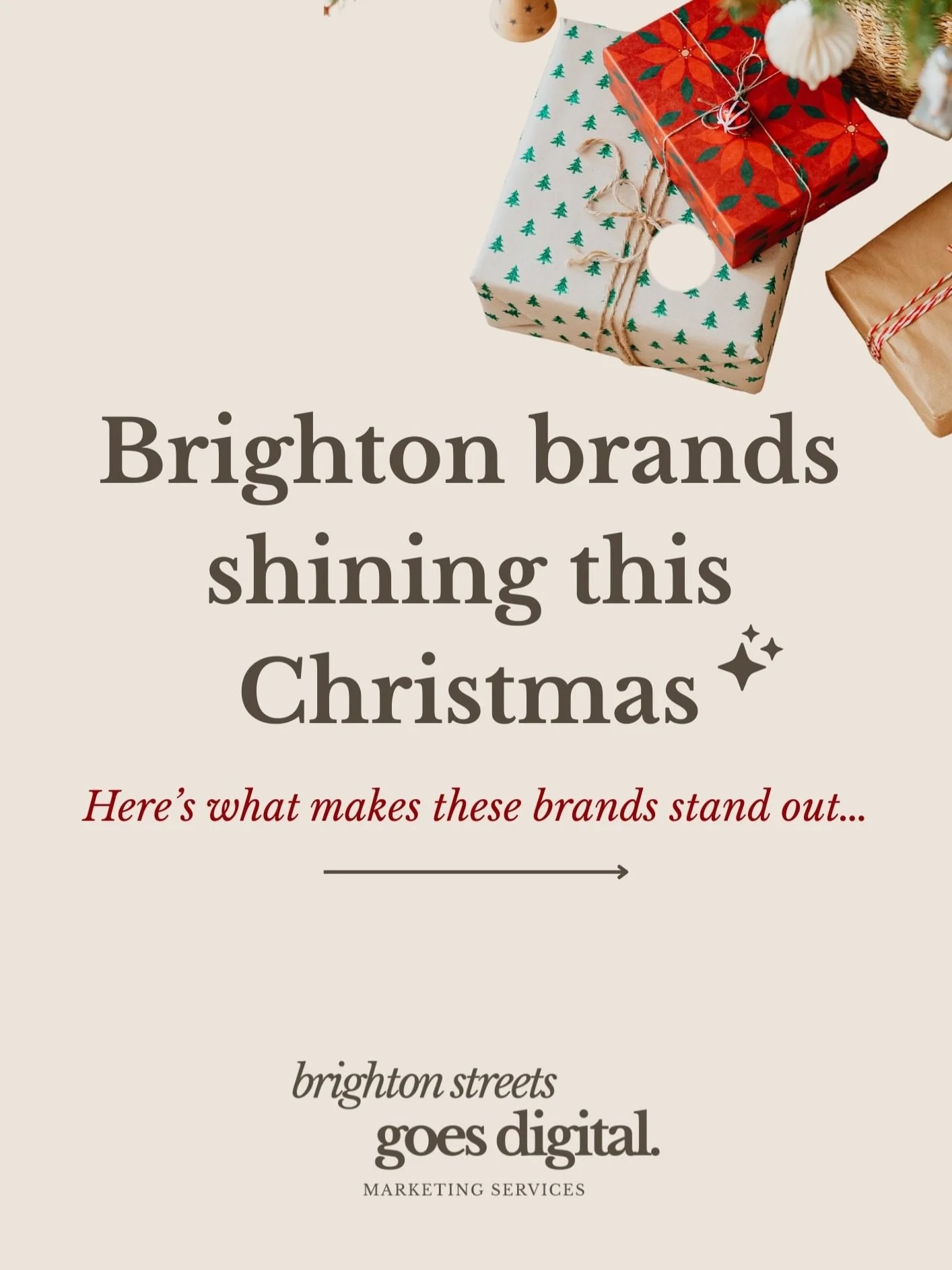 Brighton Brands Shining This Christmas ✨

From bold visuals to unforgettable vibes, Brighton&rsquo;s independents are nailing their branding this festive season. 

Swipe through to see how these local businesses stand out, connect with their audience