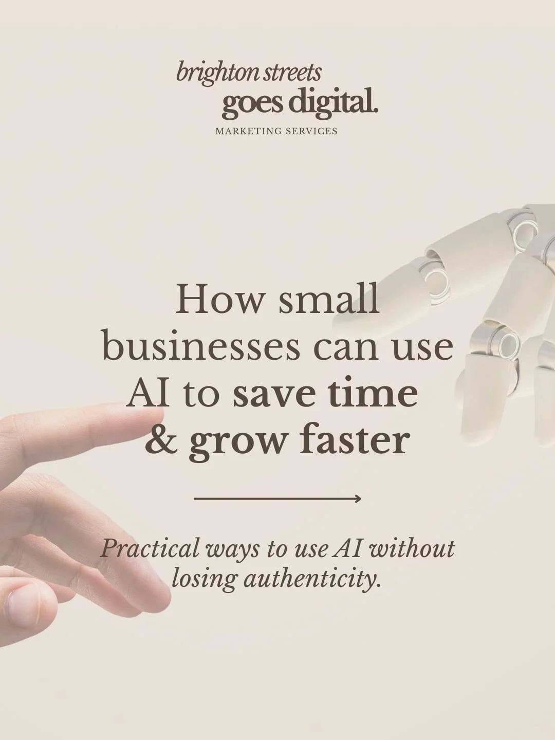 🚀 AI is changing the way businesses market themselves online, but the brands seeing the best results aren&rsquo;t replacing people with AI.

They&rsquo;re using AI to save time, improve workflows and support creativity while still keeping their bran