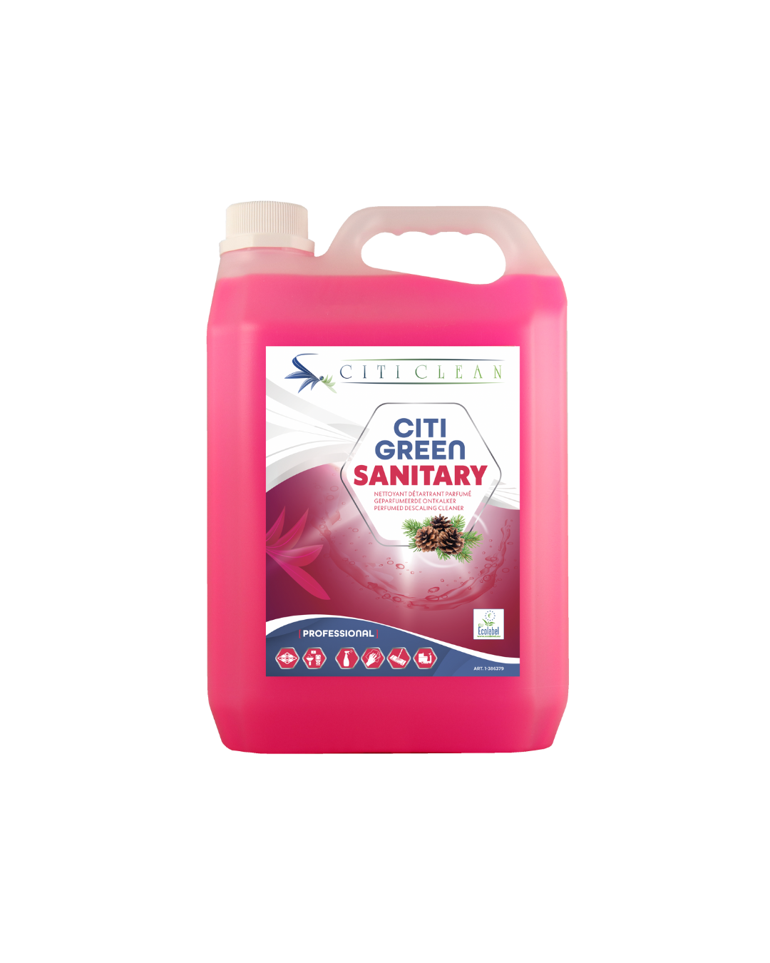CITI GREEN Sanitary 5L certifié EU Ecolabel