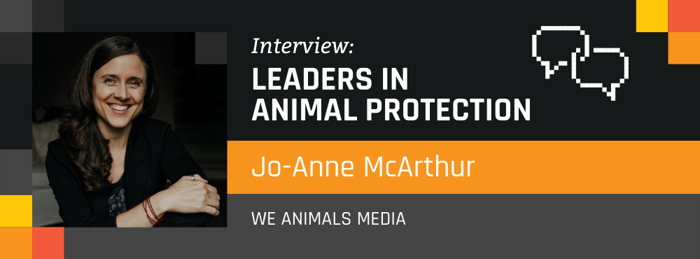 Leaders in Animal Protection: Jo-Anne McArthur