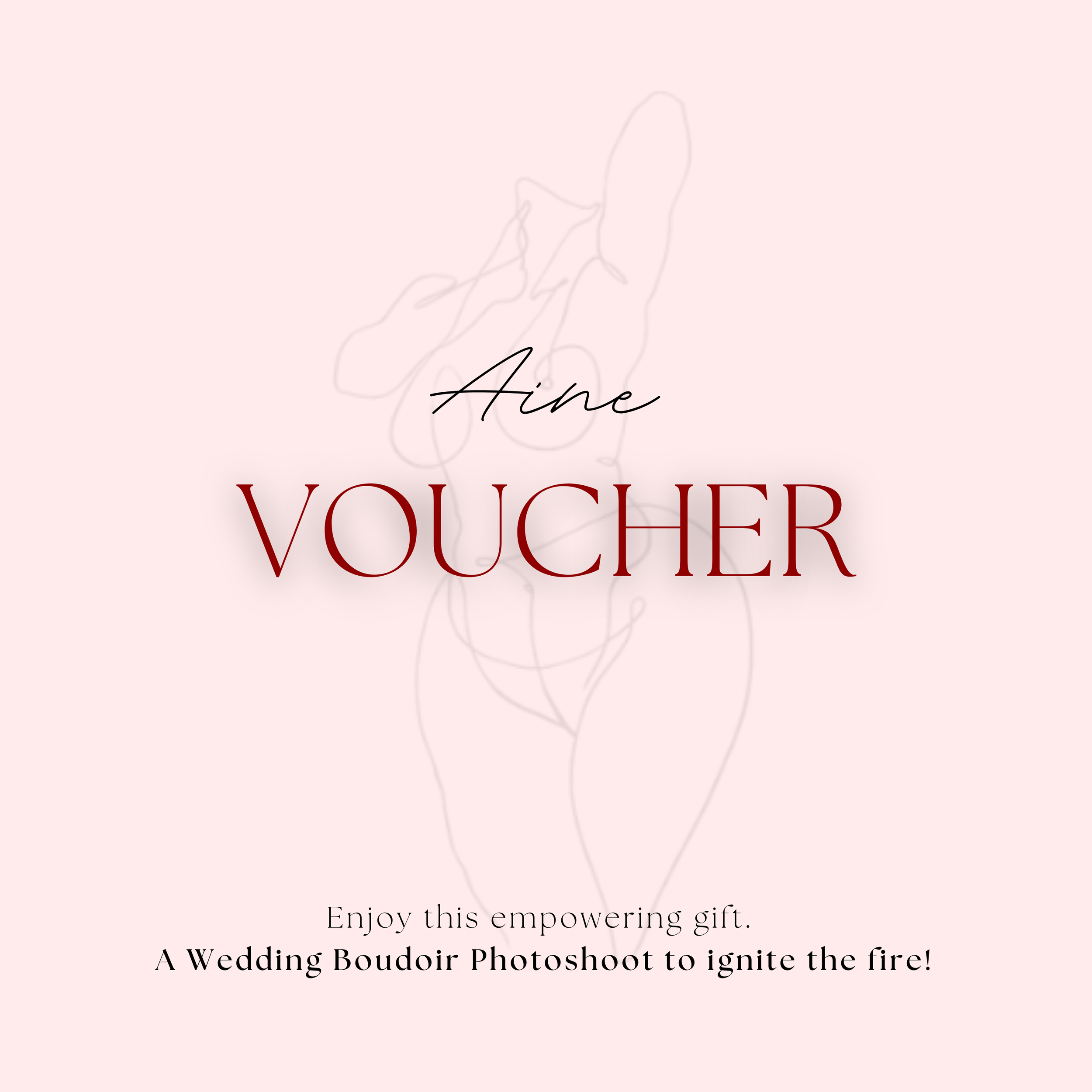 Wedding Boudoir Session Voucher