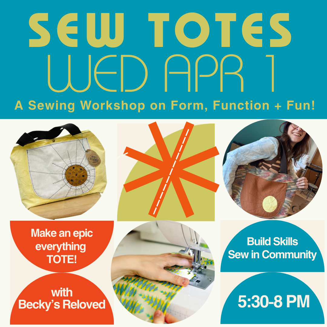 Sew Totes | Apr 1 | 5:30-8pm